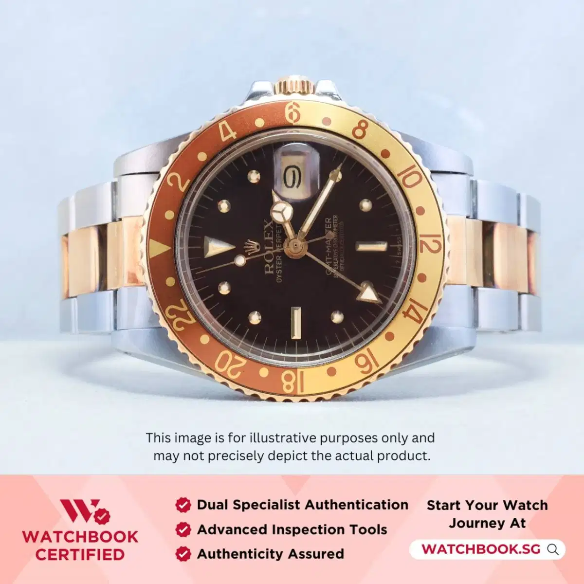 Rolex GMT-Master Rootbeer 1675/3 Brown Oyster thumbnail