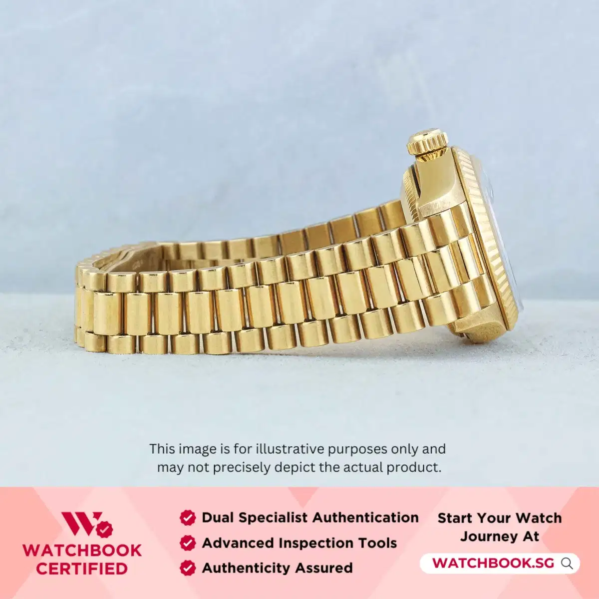 Rolex Datejust 69178 Champagne w 10 Point Diamonds President thumbnail