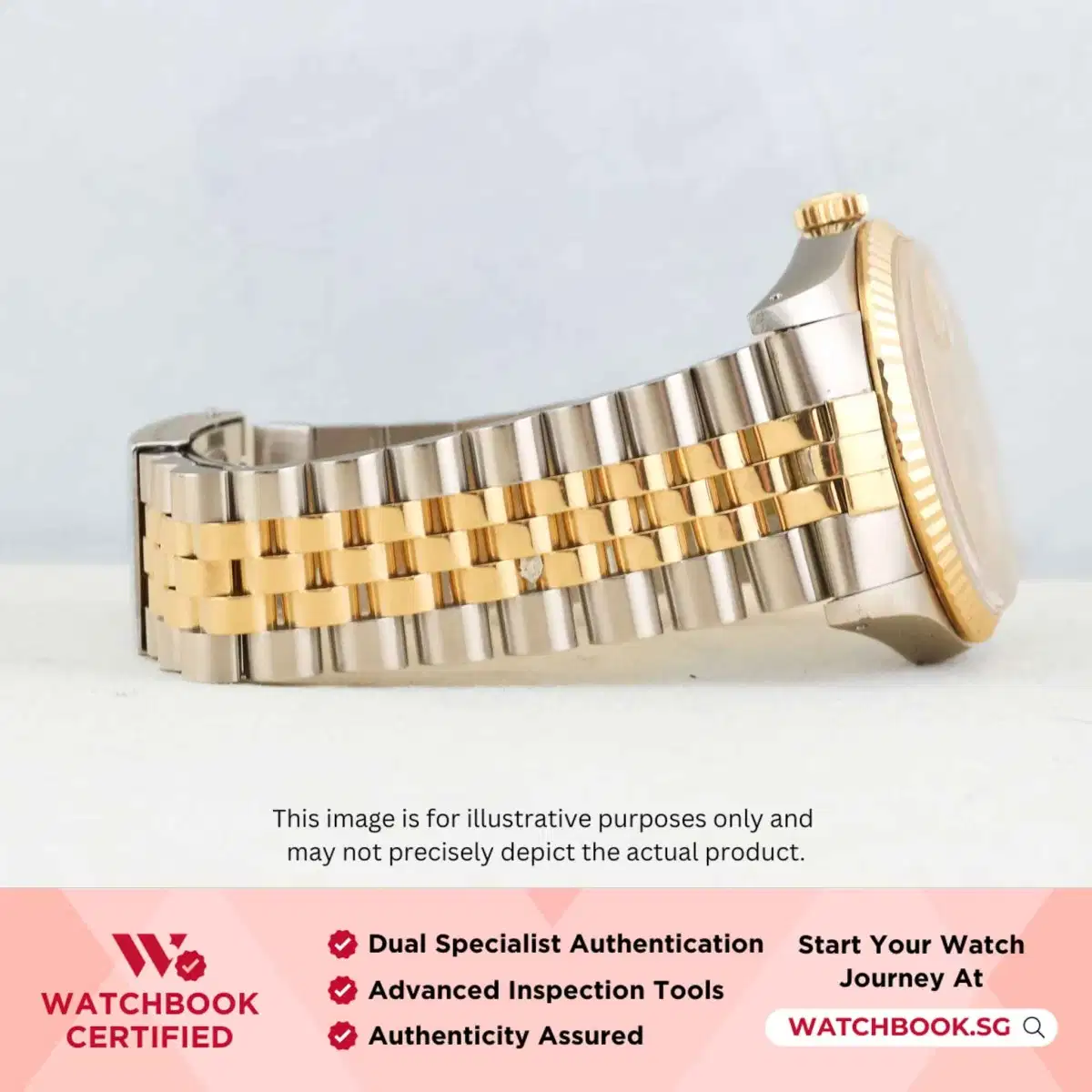 Rolex Datejust 16233 Champagne with 10 point Diamond Index Jubilee thumbnail