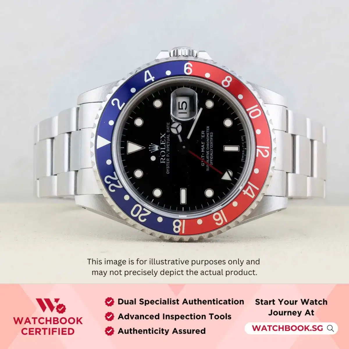 Rolex GMT-Master Pepsi 16700 Black Oyster thumbnail