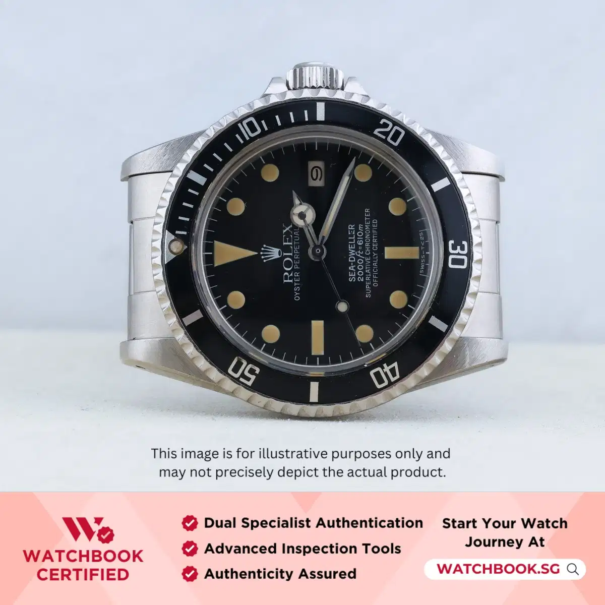 Rolex Sea Dweller Great White MK 4 1665 Black Oyster thumbnail