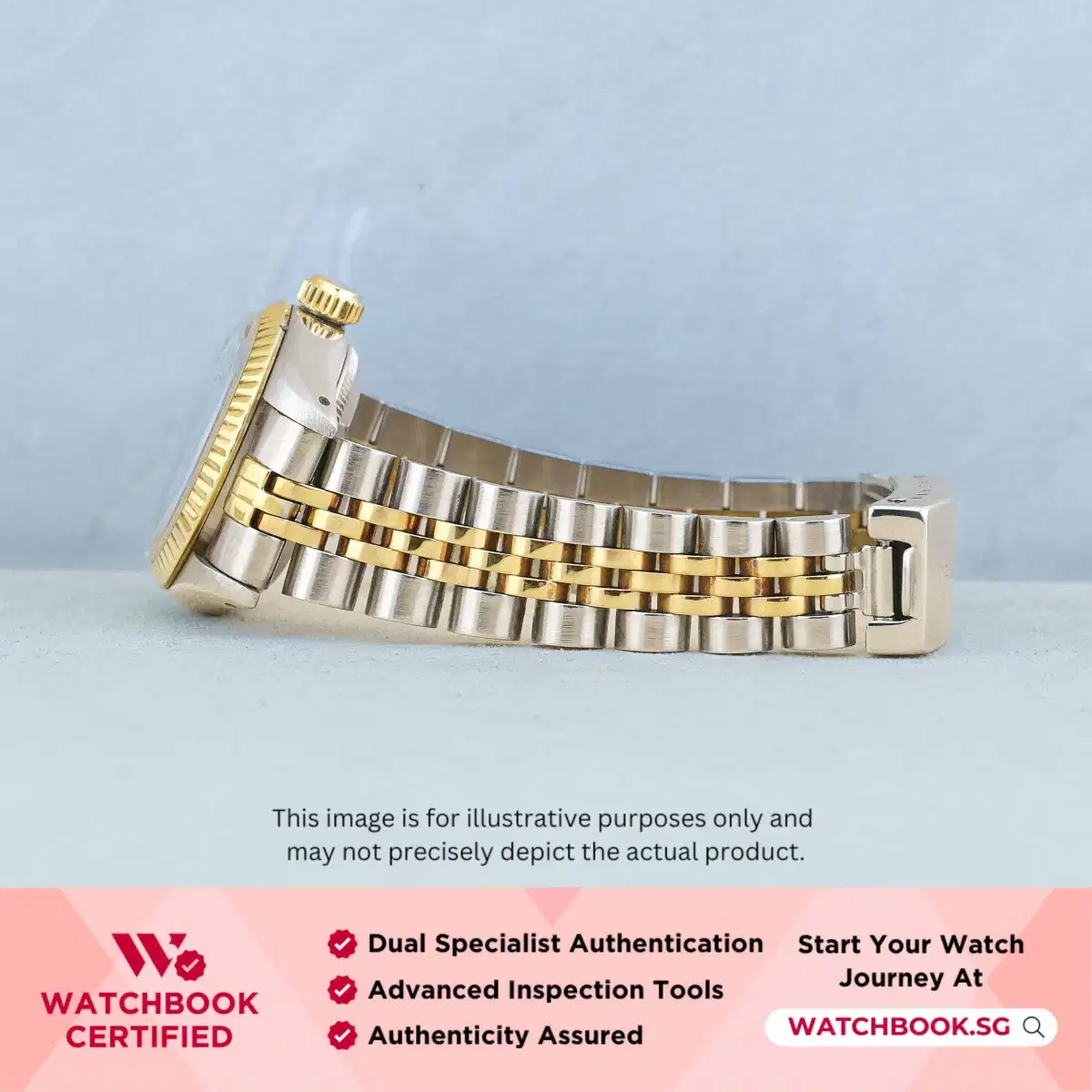 Rolex Datejust 69173 White Roman Jubilee thumbnail