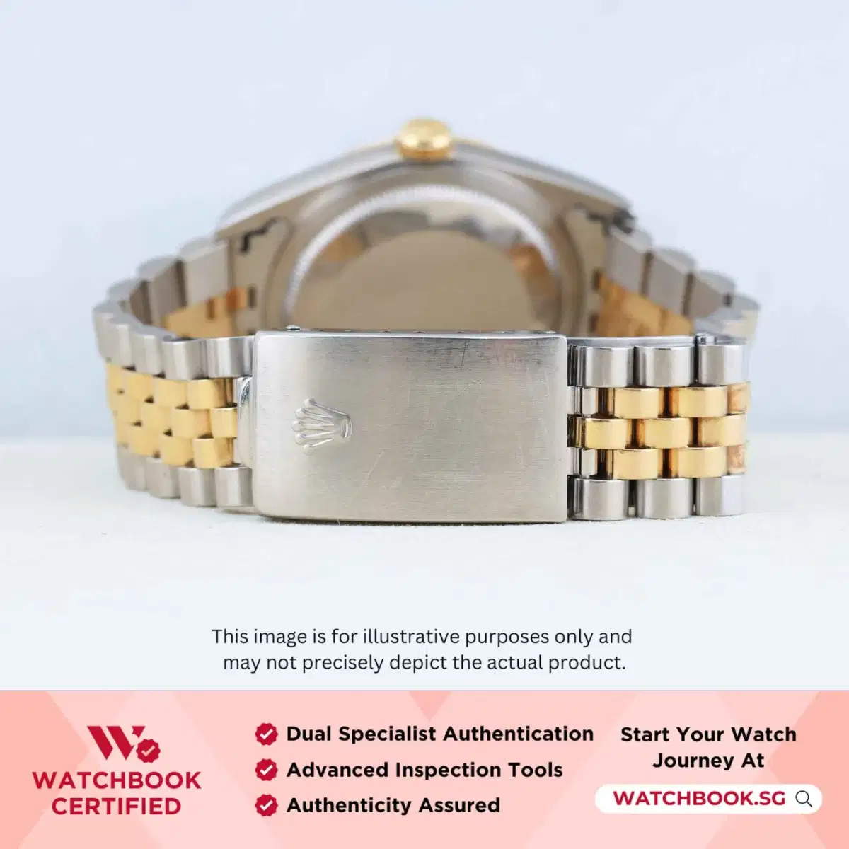 Rolex Datejust 16233 Computer Golden Arabic Jubilee thumbnail