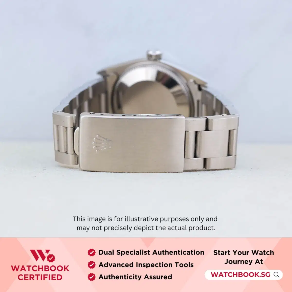 Rolex Oyster Perpetual 67480 Blue Index with 3,6,9 Arabic Oyster thumbnail