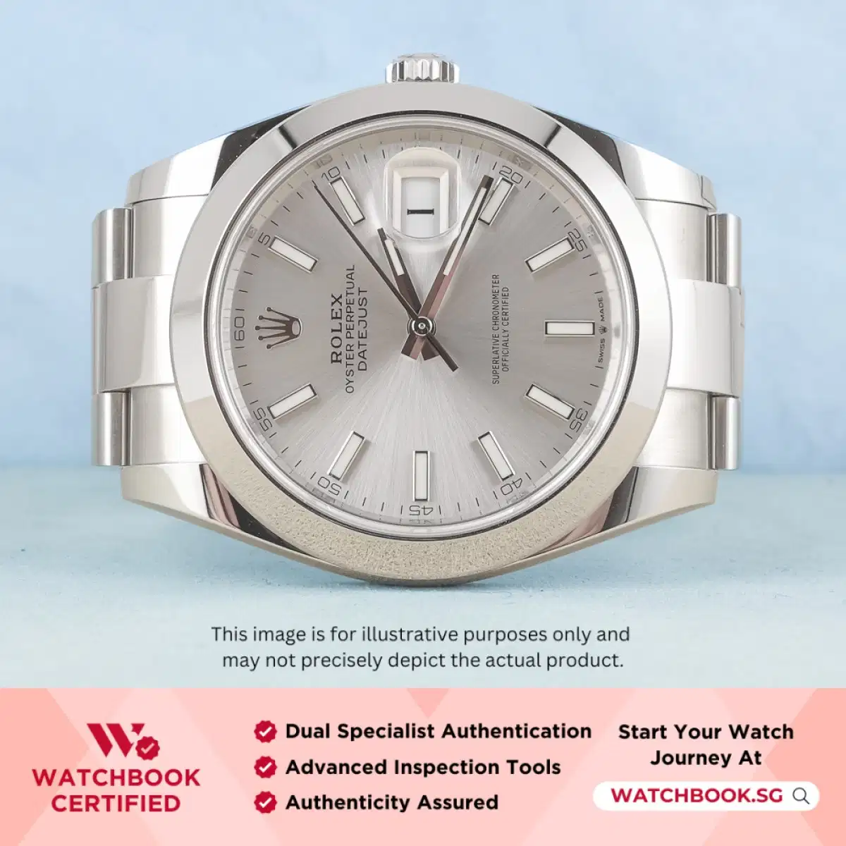 Rolex Datejust 126300 Silver Oyster