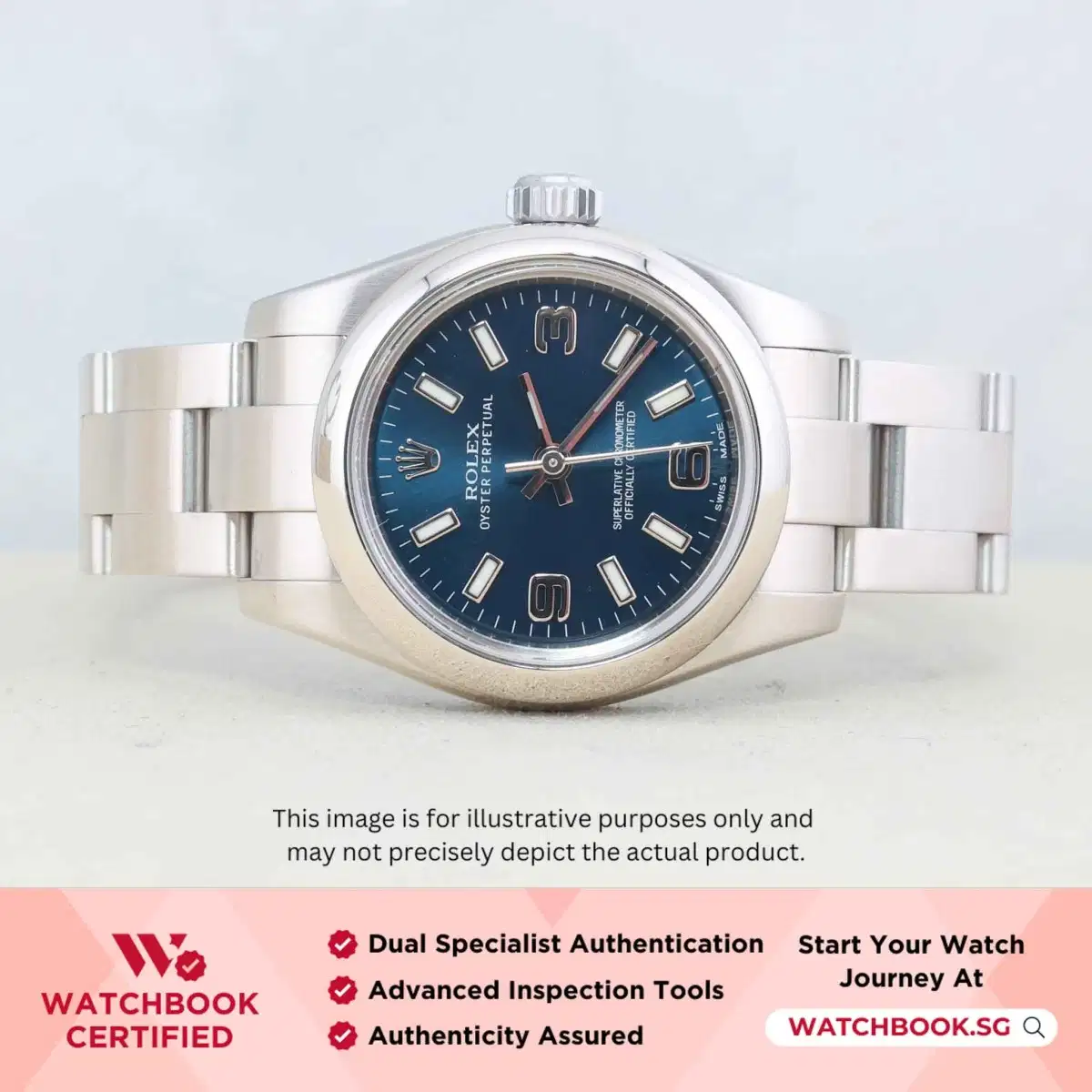 Rolex Oyster Perpetual 176200 Blue Oyster thumbnail