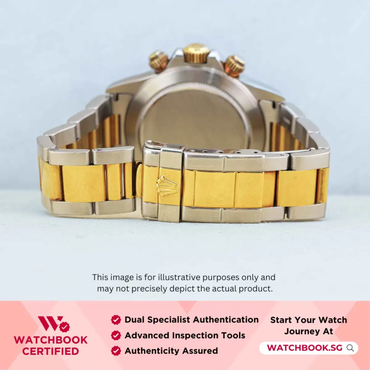 Rolex Daytona 16523 Champagne Inverted 6 Oyster thumbnail