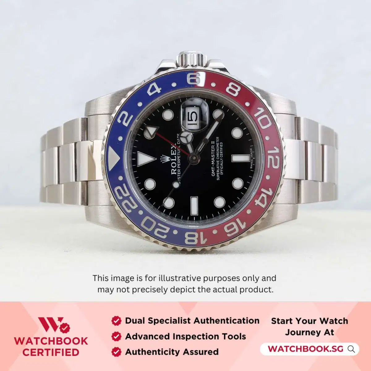 Rolex GMT Master II Pepsi 116719BLRO Black Oyster