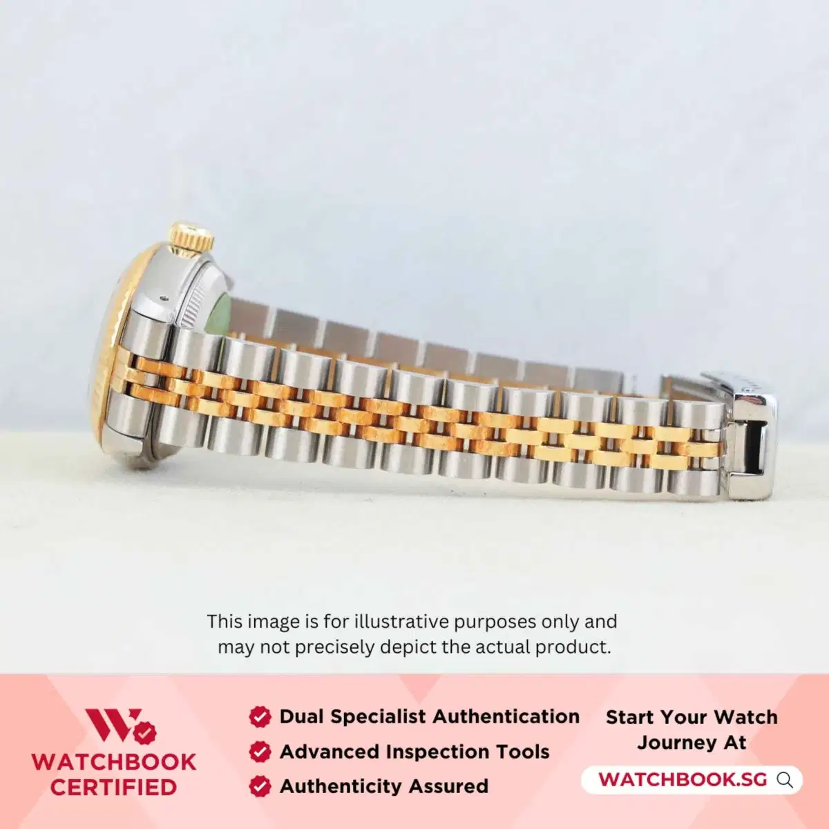 Rolex Datejust 69173 Champagne w 10 Points Diamond Jubilee thumbnail