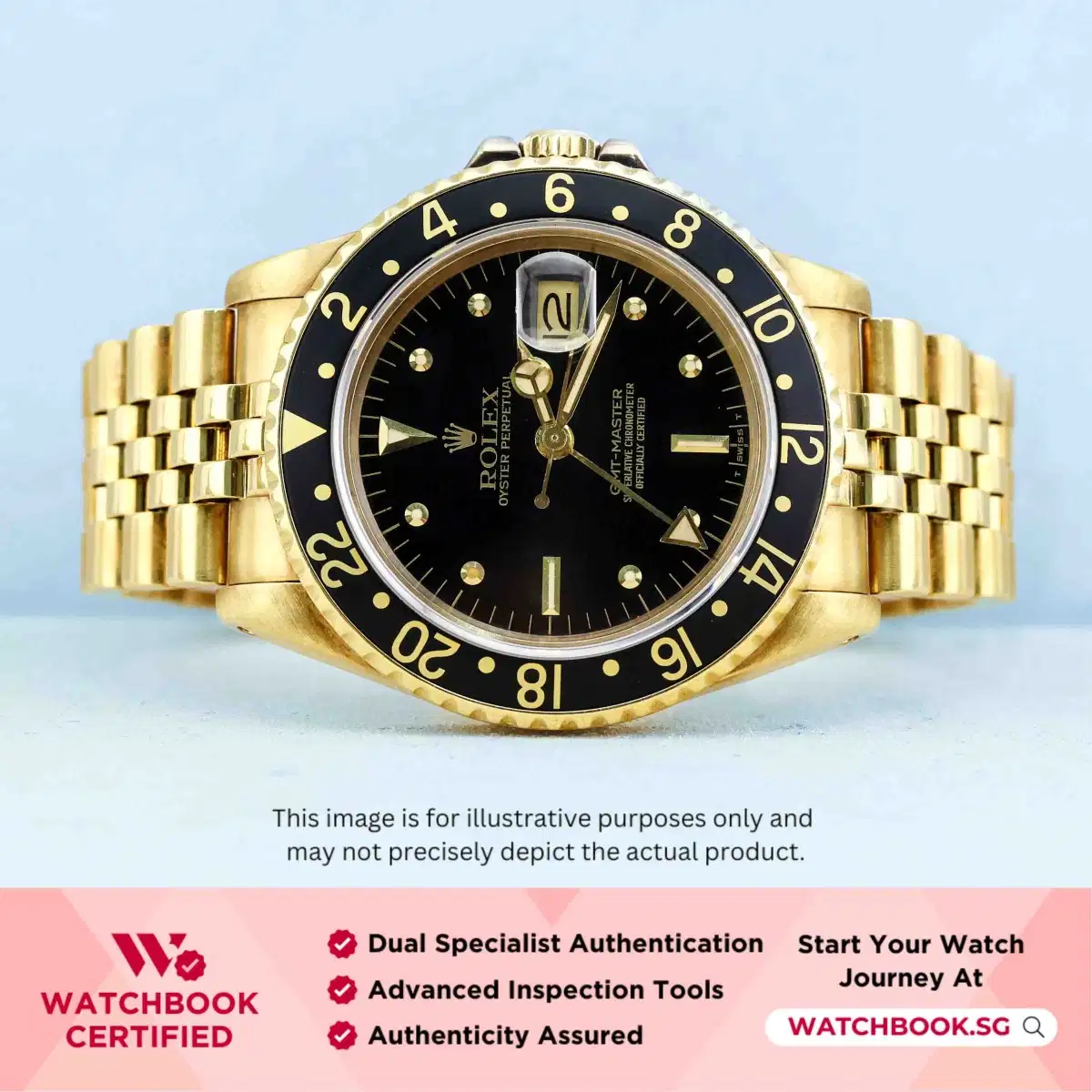 Rolex GMT-Master 16758 Black Jubilee thumbnail