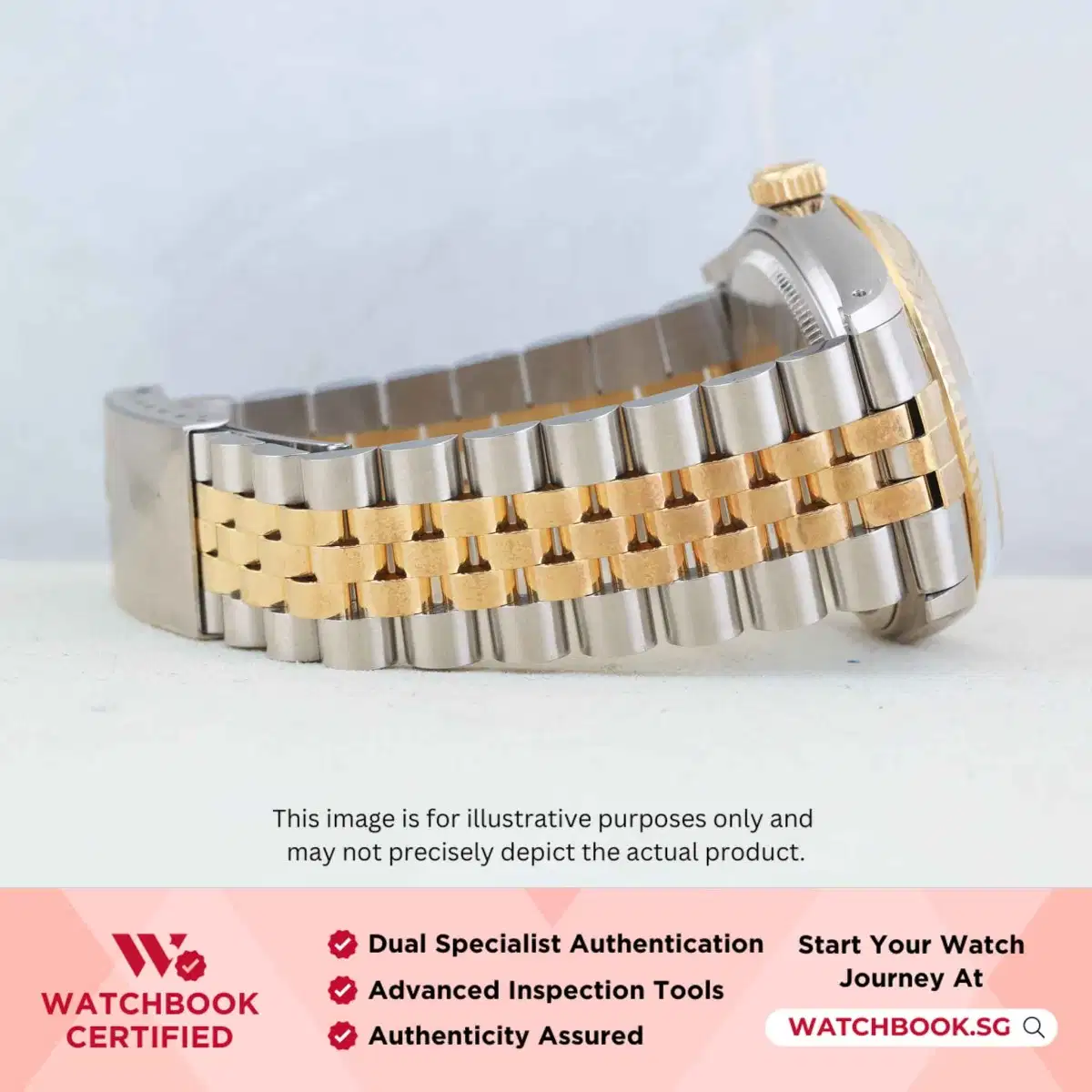 Rolex Datejust 16013 Champagne w 10 Point Diamonds Jubilee thumbnail