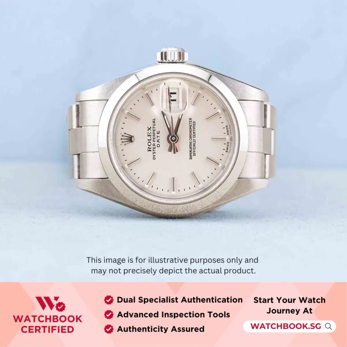 Rolex Oyster Perpetual Date 79160 Silver Index Oyster thumbnail