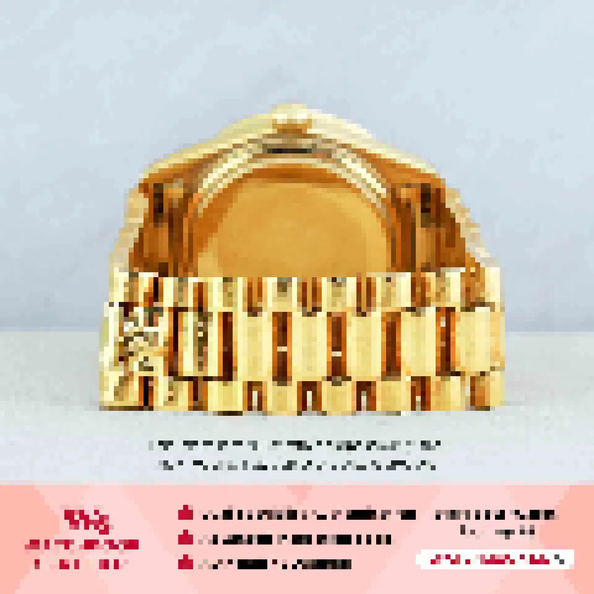 Rolex Daydate 18038 Champagne w Baguette Diamonds President thumbnail