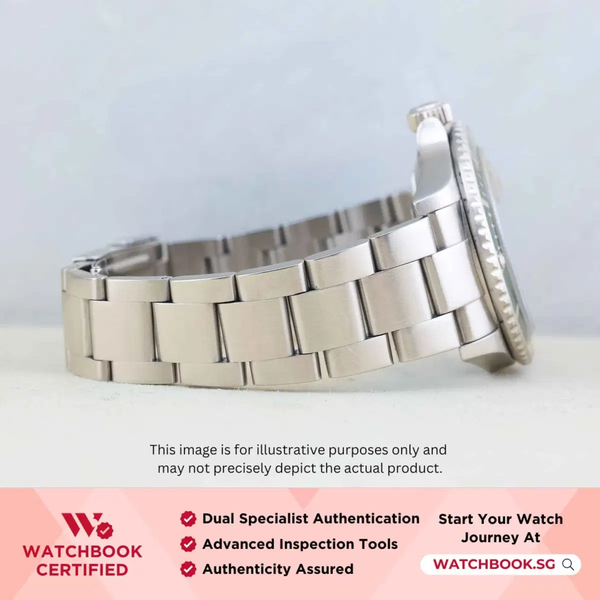 Rolex Submariner Kermit 16610LV Black Bracelet thumbnail