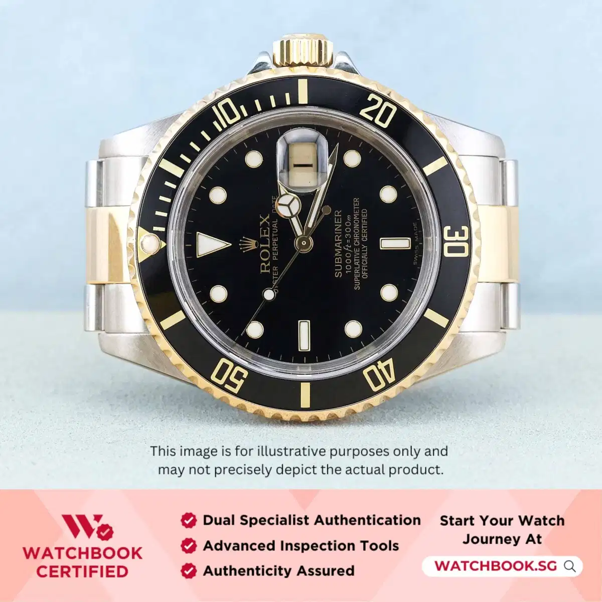 Rolex Submariner 16613LN Black Oyster