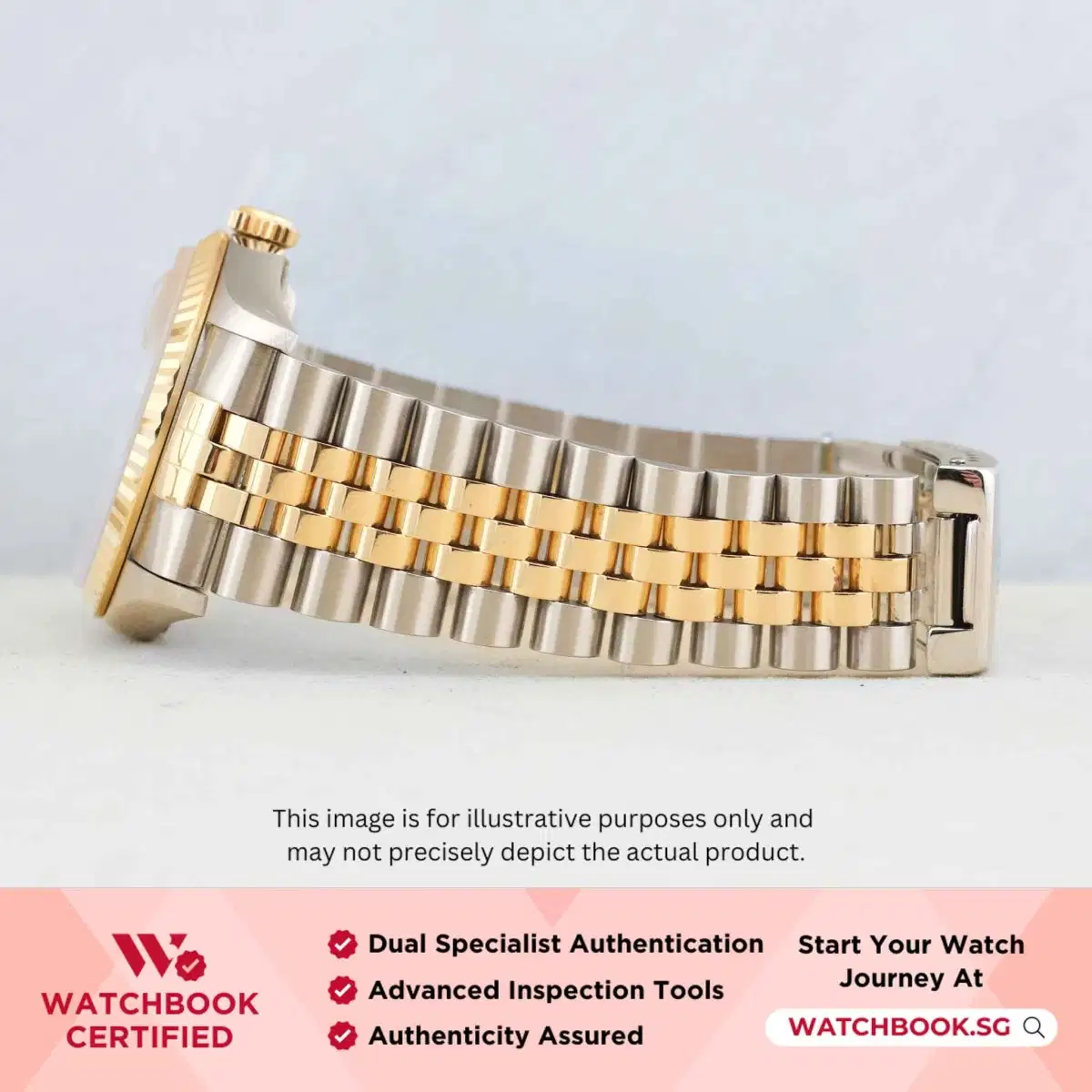 Rolex Datejust 16233 Champagne Linen Jubilee thumbnail