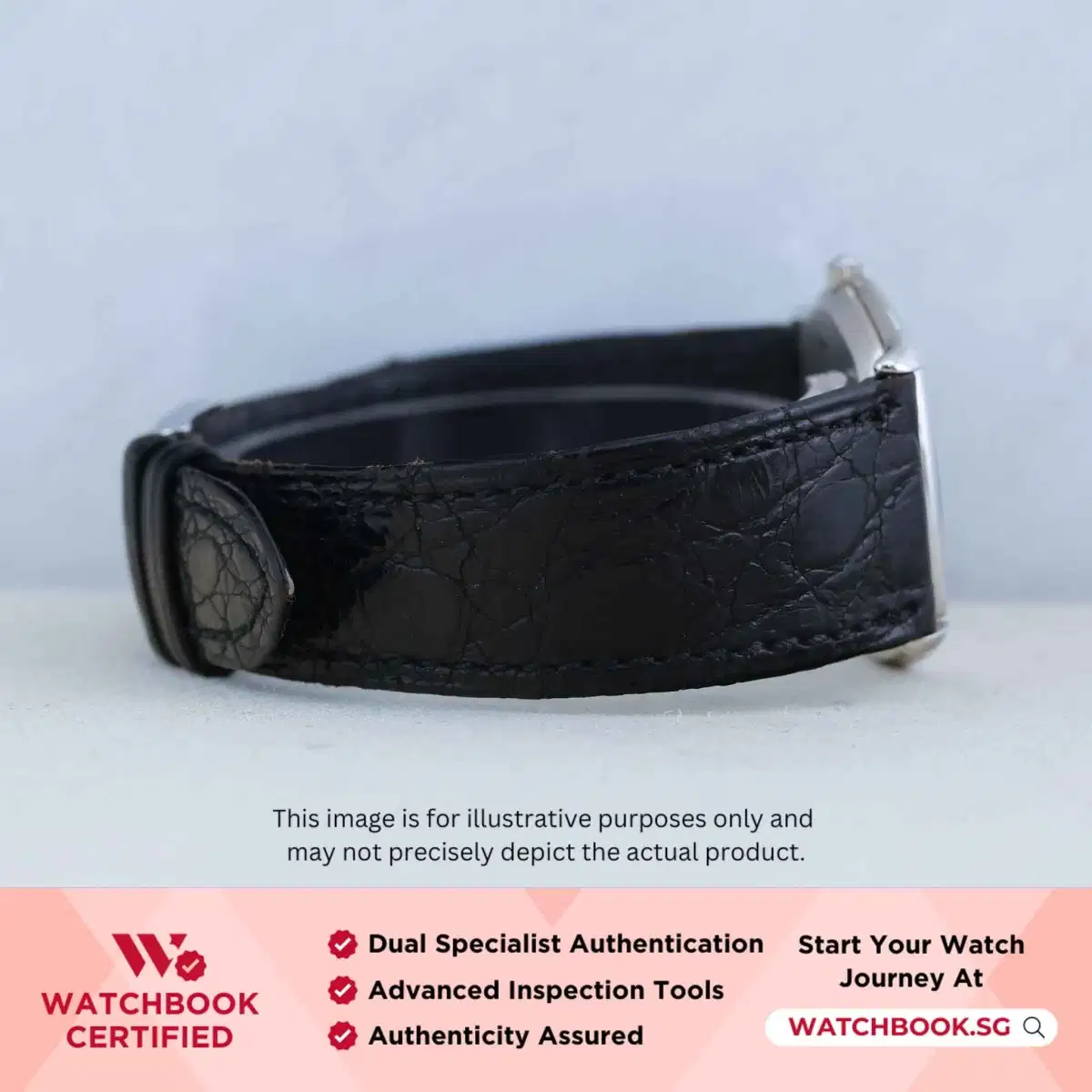 Patek Philippe Gondolo 3842P Silver w Silver Breguet Numeral thumbnail