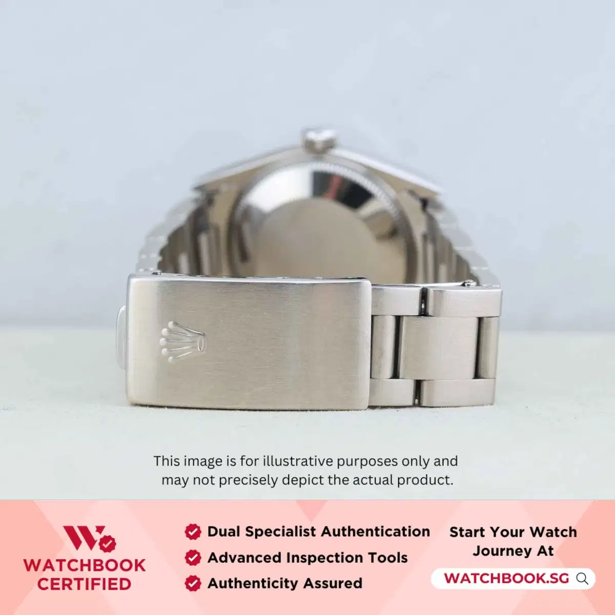 Rolex Oyster Perpetual 67480 Pink index w 3,6,9 Arabic Oyster thumbnail