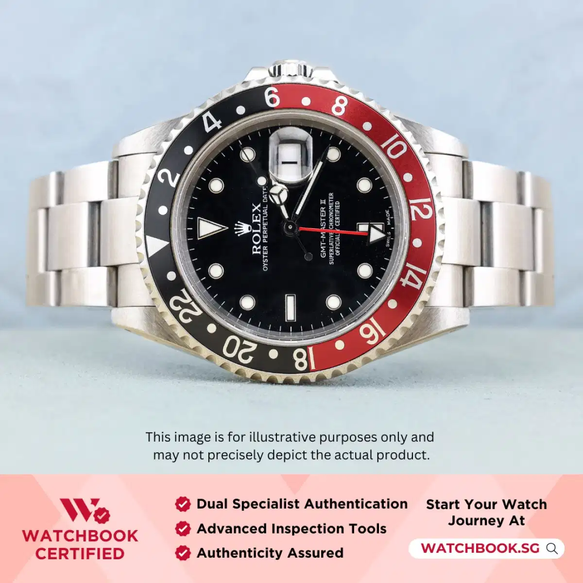 Rolex GMT Master II Coke 16710 Black Oyster thumbnail