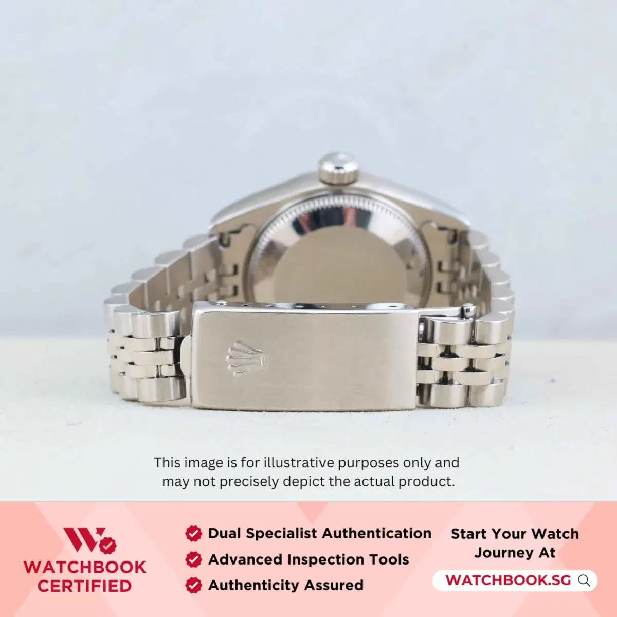 Rolex Datejust 69174 Pink w Roman Jubilee thumbnail