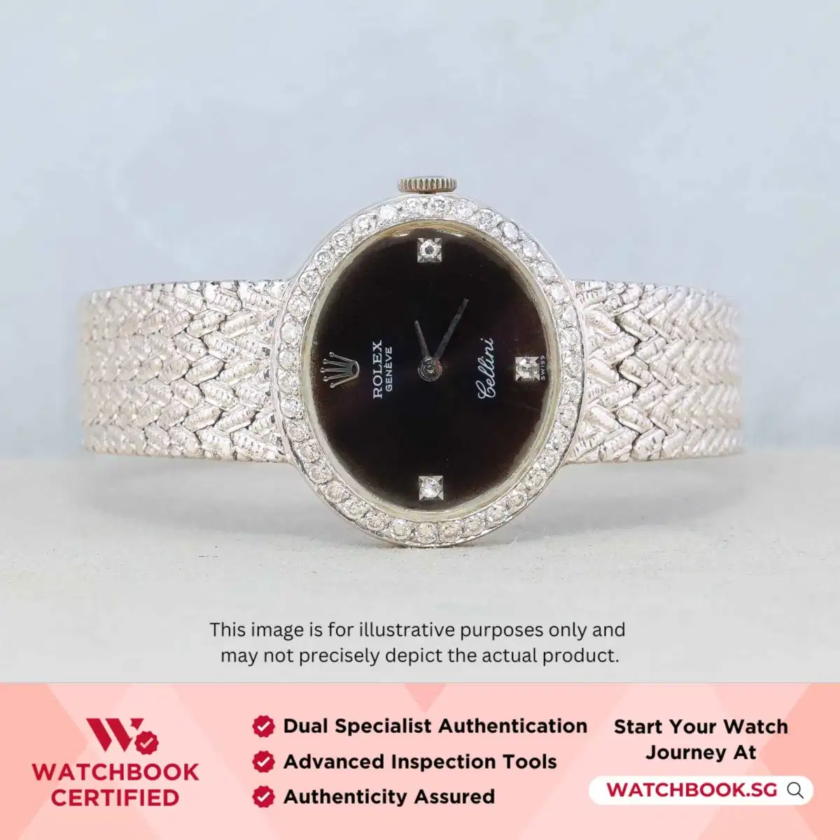 Rolex Cellini 4081 Grey Tropical Bracelet thumbnail