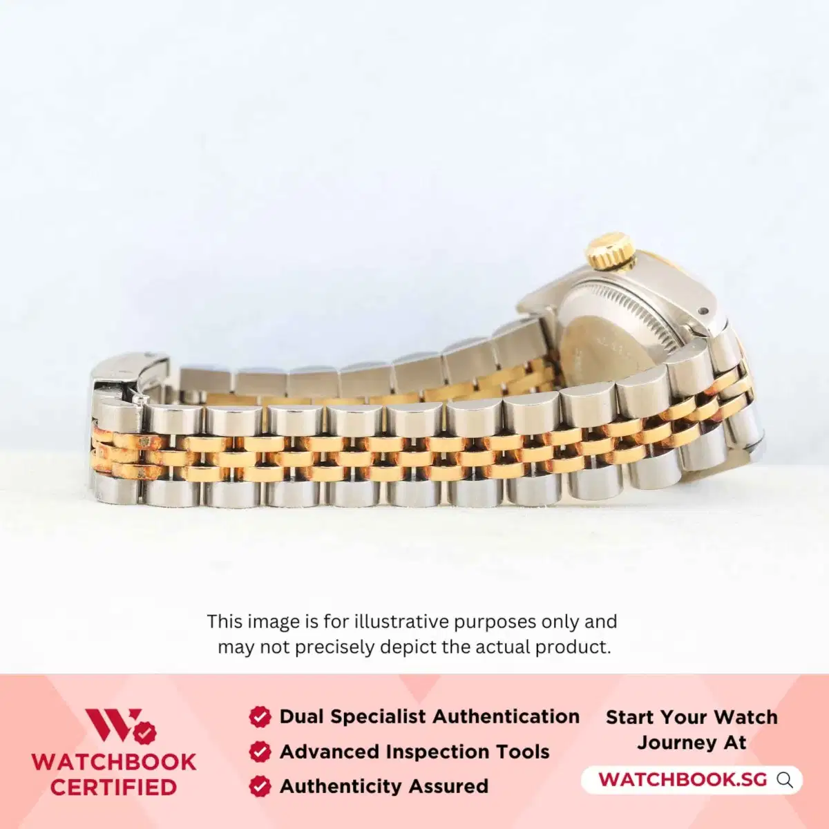 Rolex Datejust 69173 White Roman w 10 Point Diamonds Jubilee thumbnail