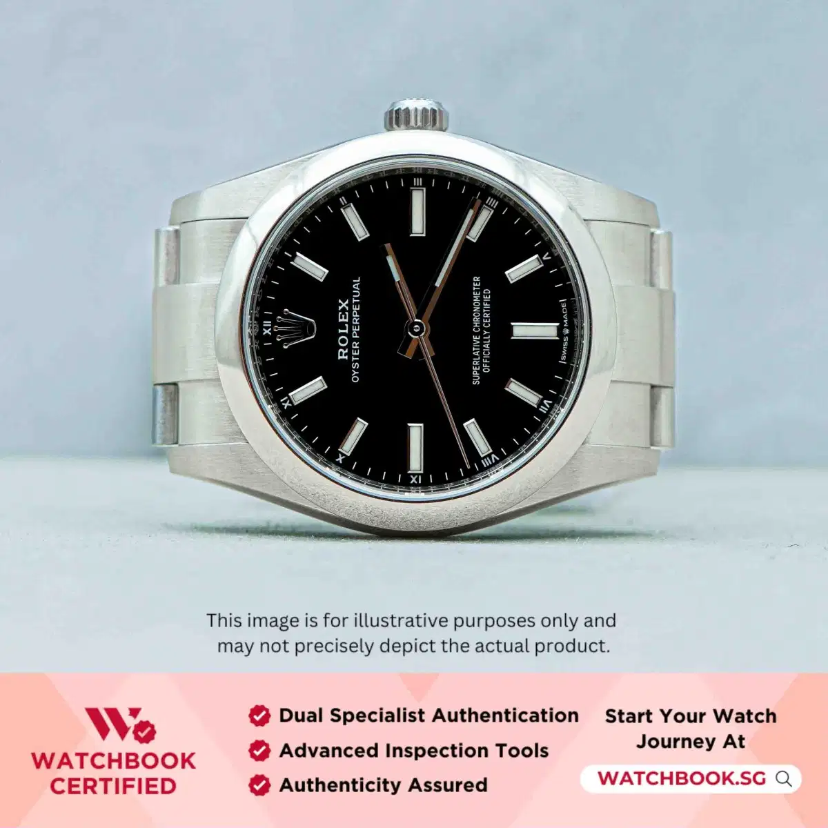 Rolex Oyster Perpetual 124200 Bright Black Oyster