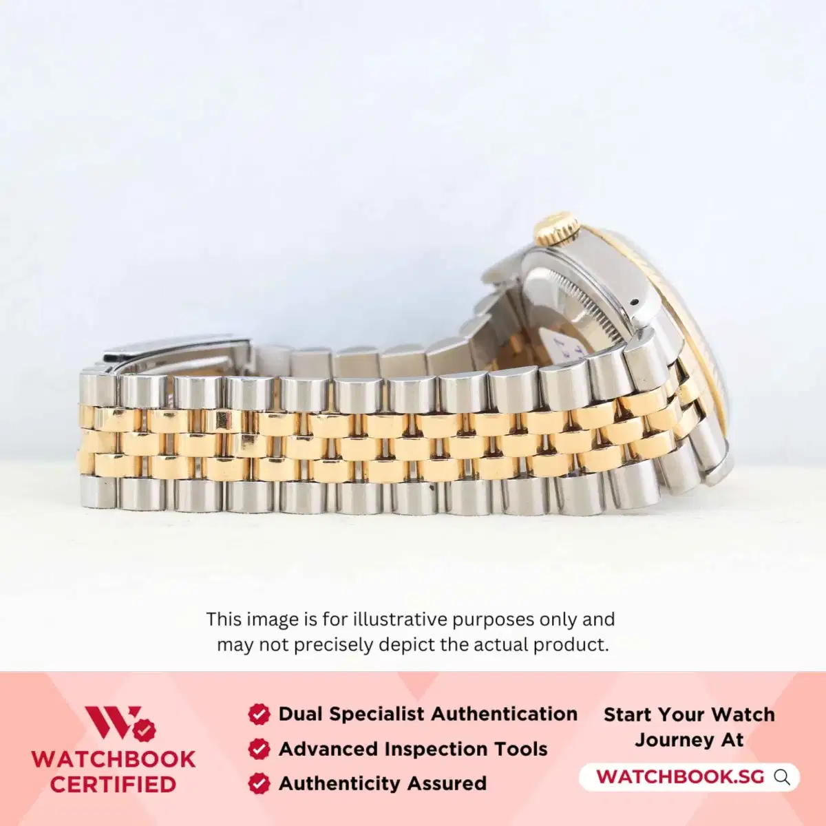 Rolex Datejust 16233 Champagne with 10 point Diamond Index Jubilee thumbnail