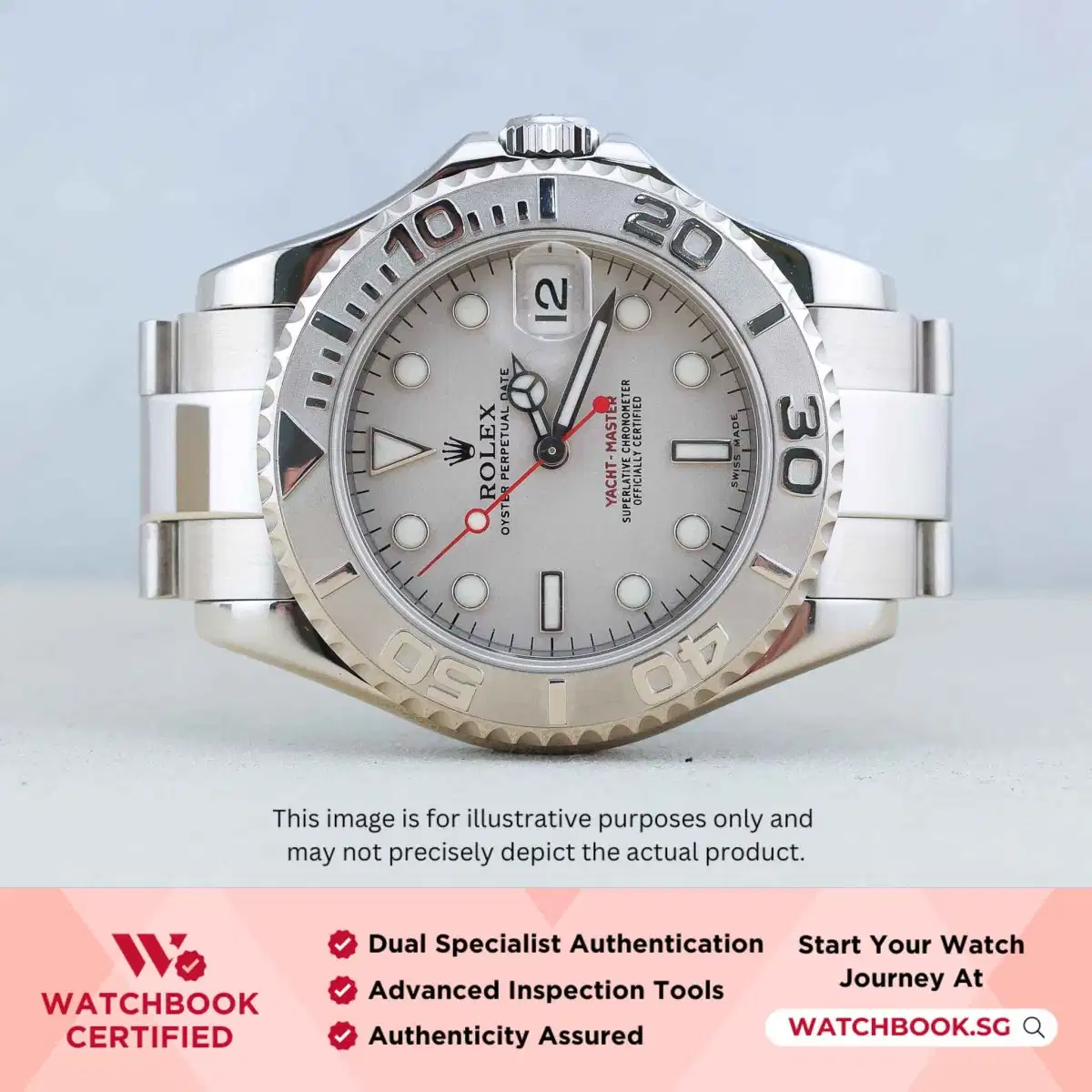 Rolex Yacht Master 168622 Silver Oyster thumbnail