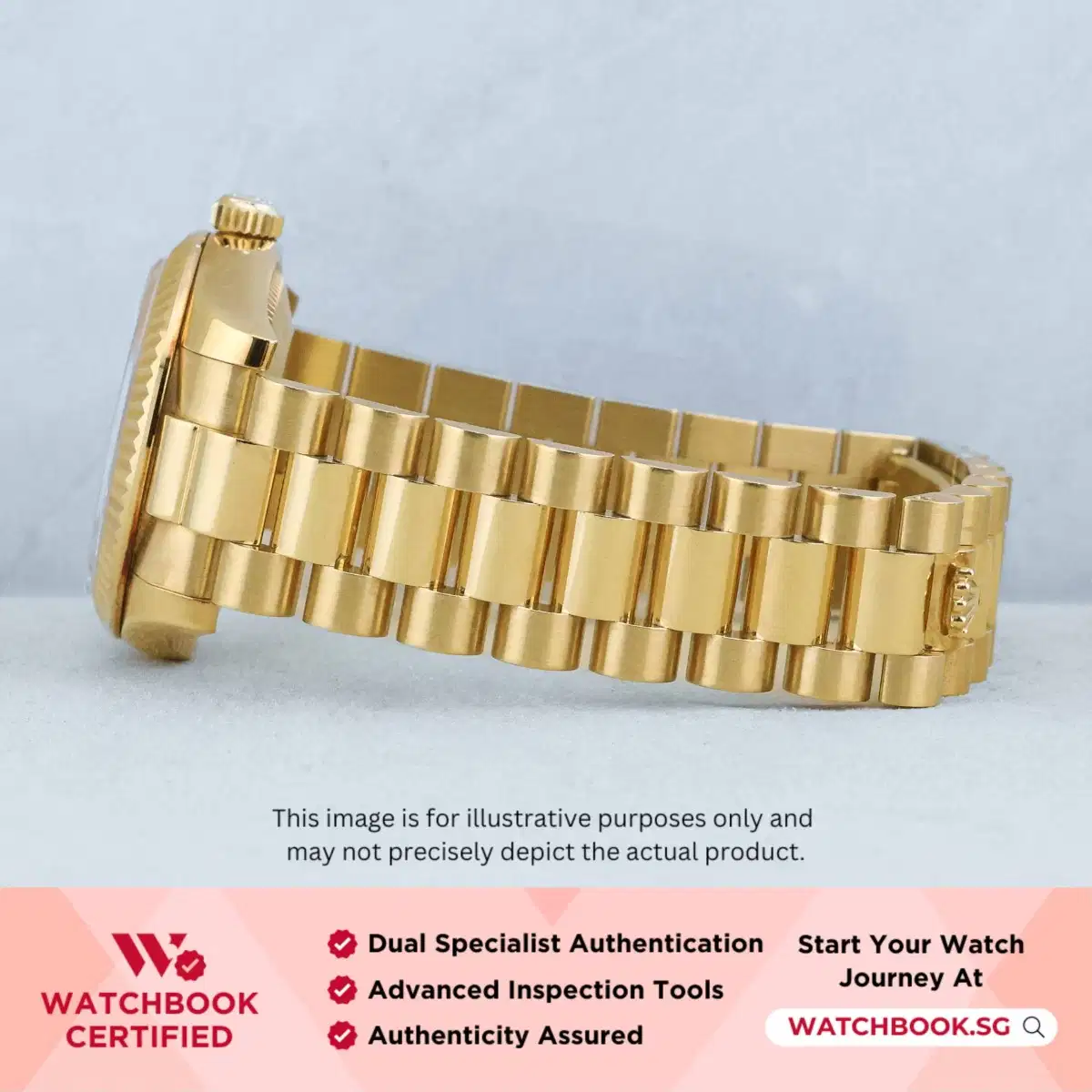 Rolex Datejust 178278 Champagne Roman with VI Ruby President thumbnail