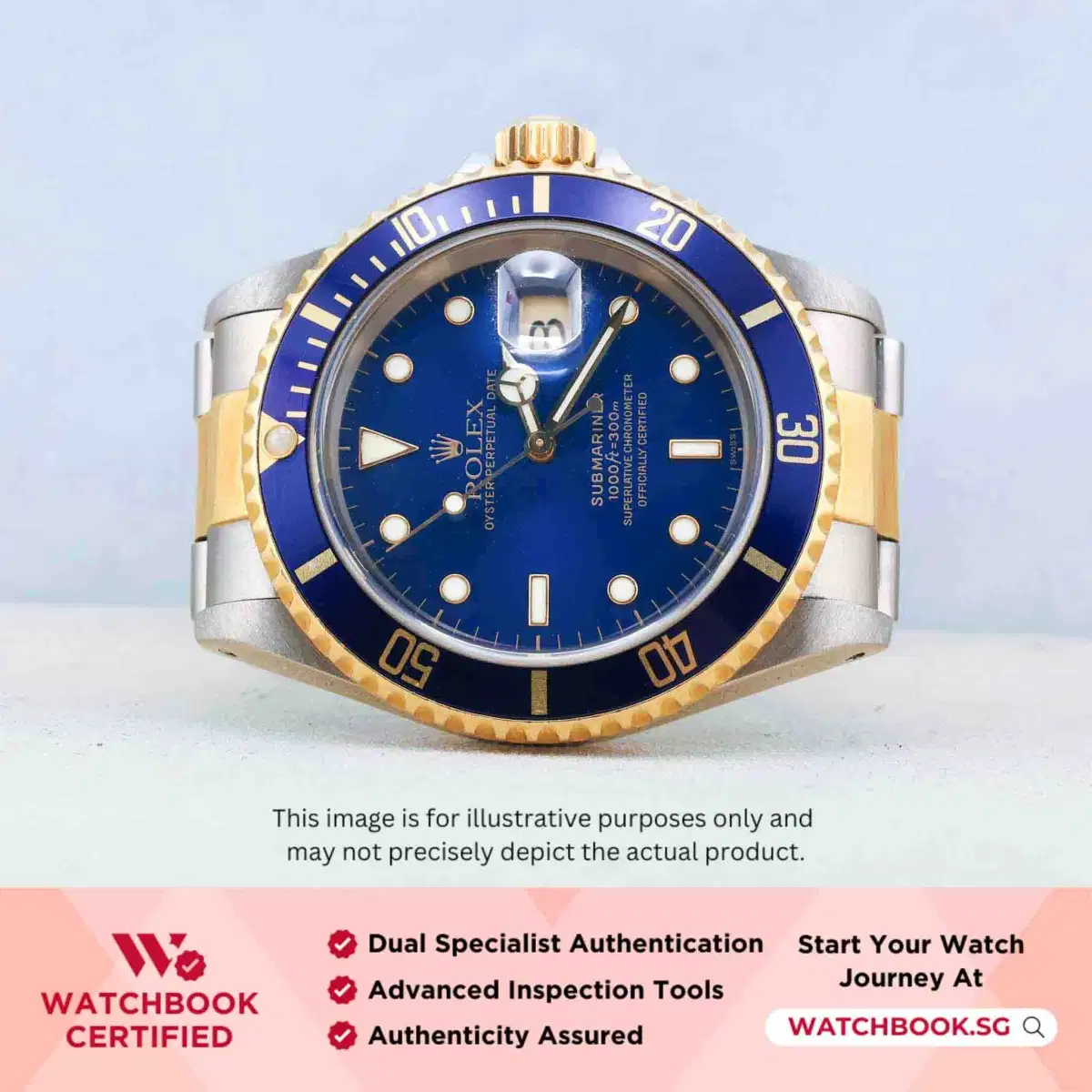 Rolex Submariner 16613LB Blue Oyster thumbnail