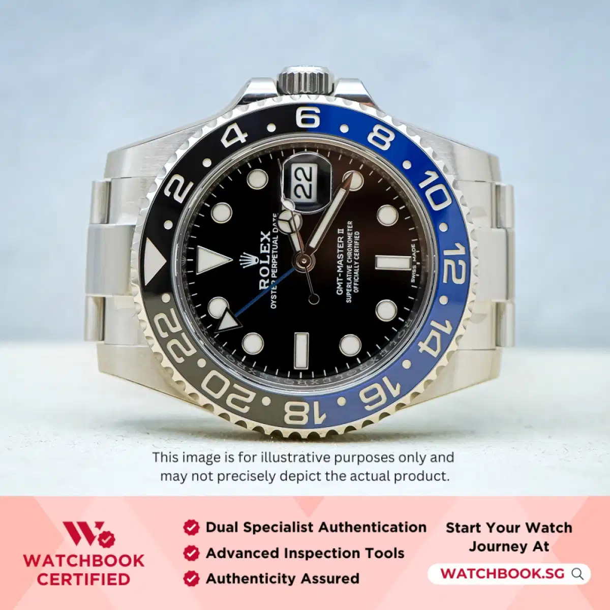Rolex GMT Master II Batman 116710BLNR Black Oyster