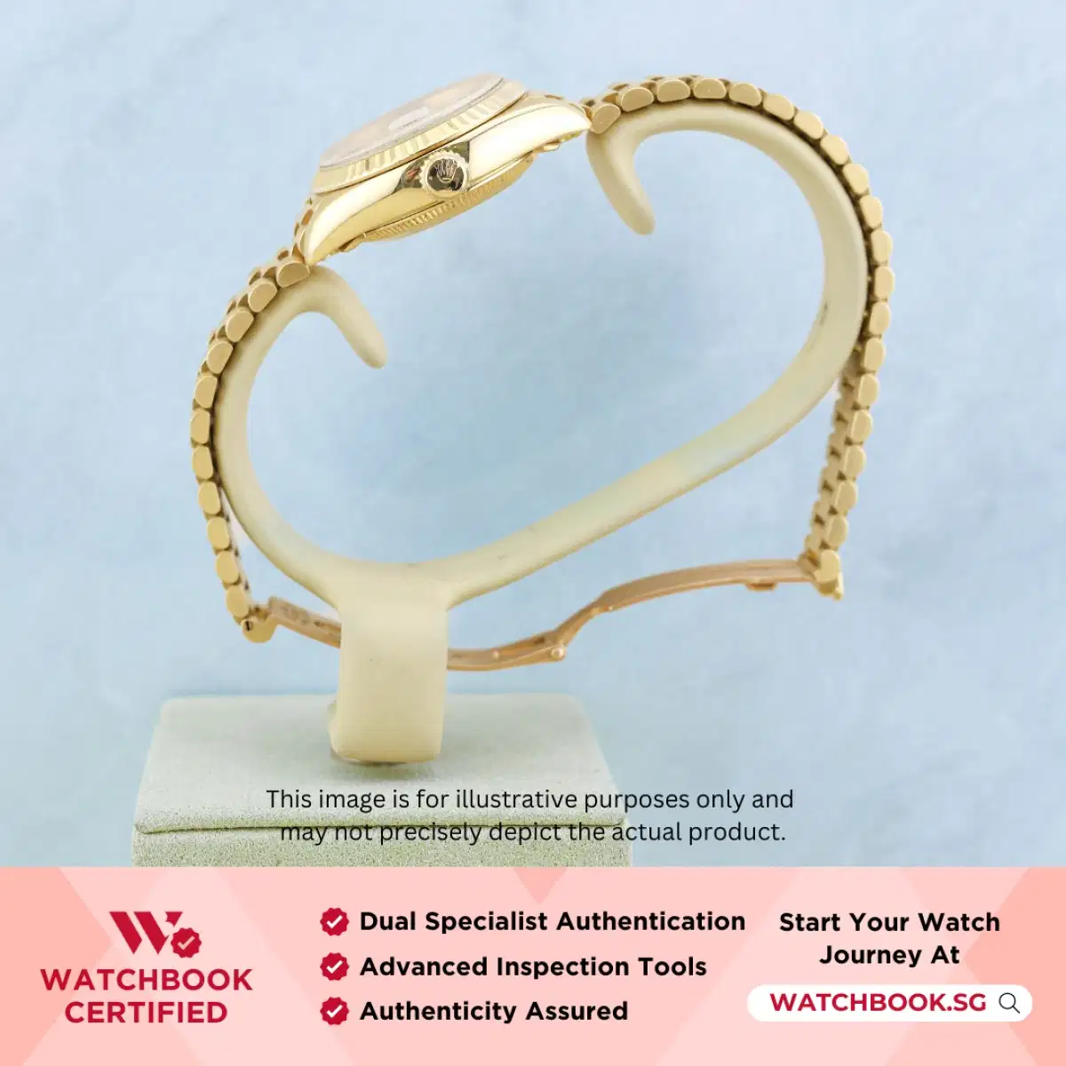 Rolex Datejust 69178 Coral Pink w 10 Pts Diamond President thumbnail