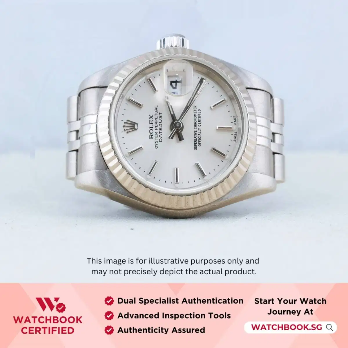 Rolex Datejust 79174 Silver Index Jubilee