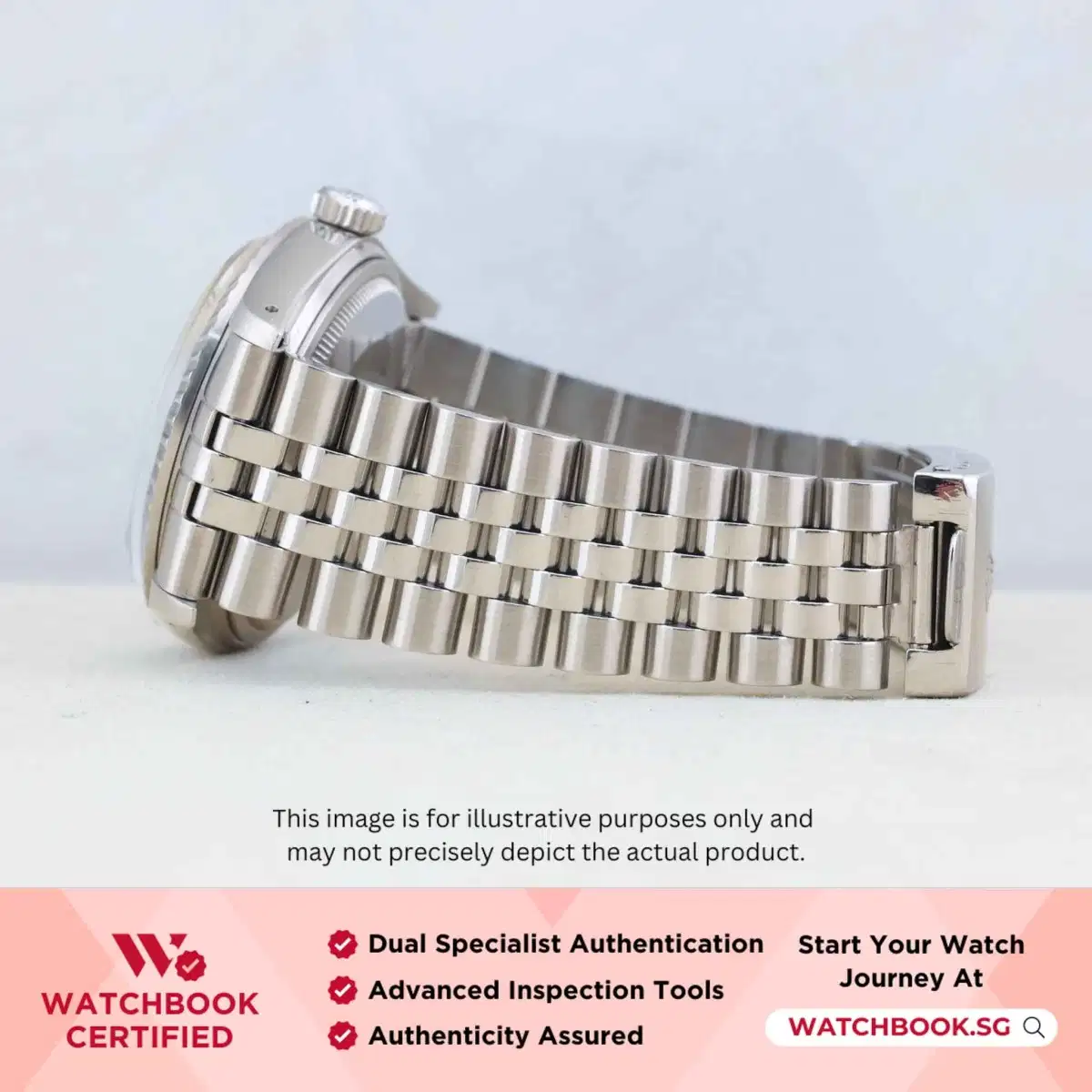 Rolex Datejust 16030 White w Roman Jubilee thumbnail