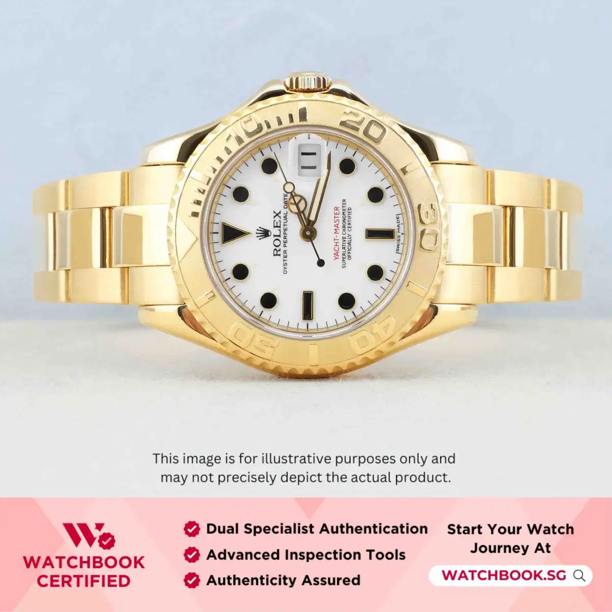 Rolex Yacht Master 68628 White Oyster thumbnail