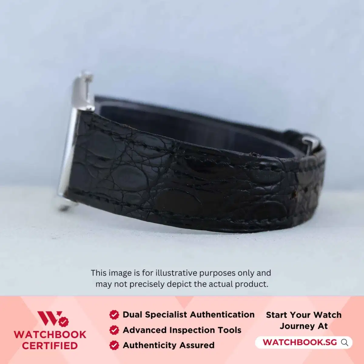 Patek Philippe Gondolo 3842P Silver w Silver Breguet Numeral thumbnail