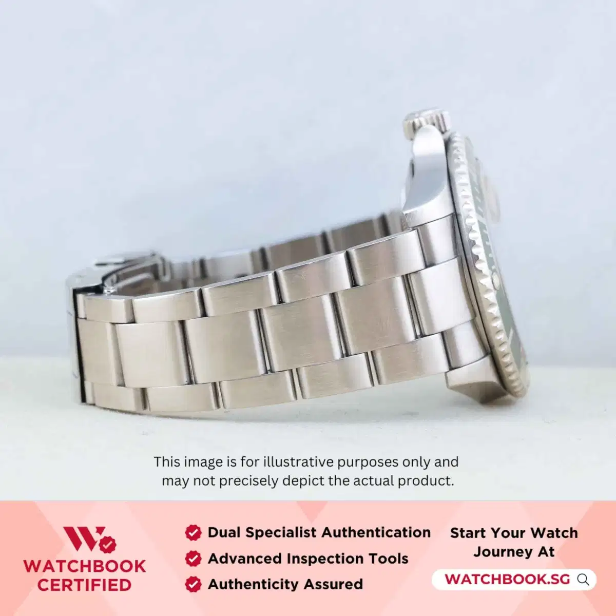 Rolex Submariner Kermit 16610LV Black Bracelet thumbnail