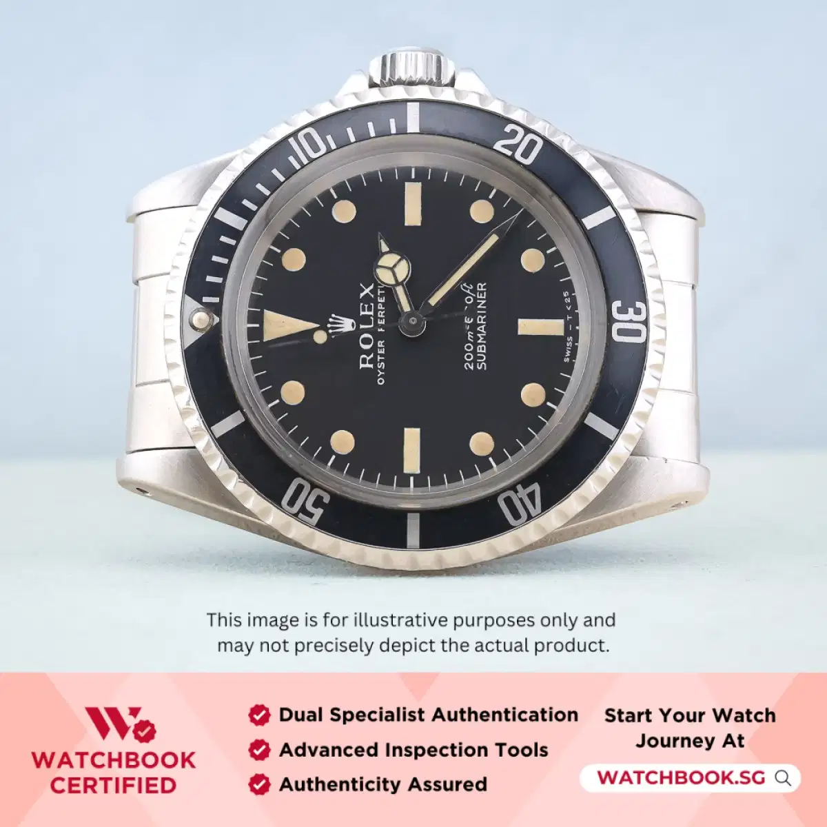 Rolex Submariner 5513 Black Meter First Oyster thumbnail