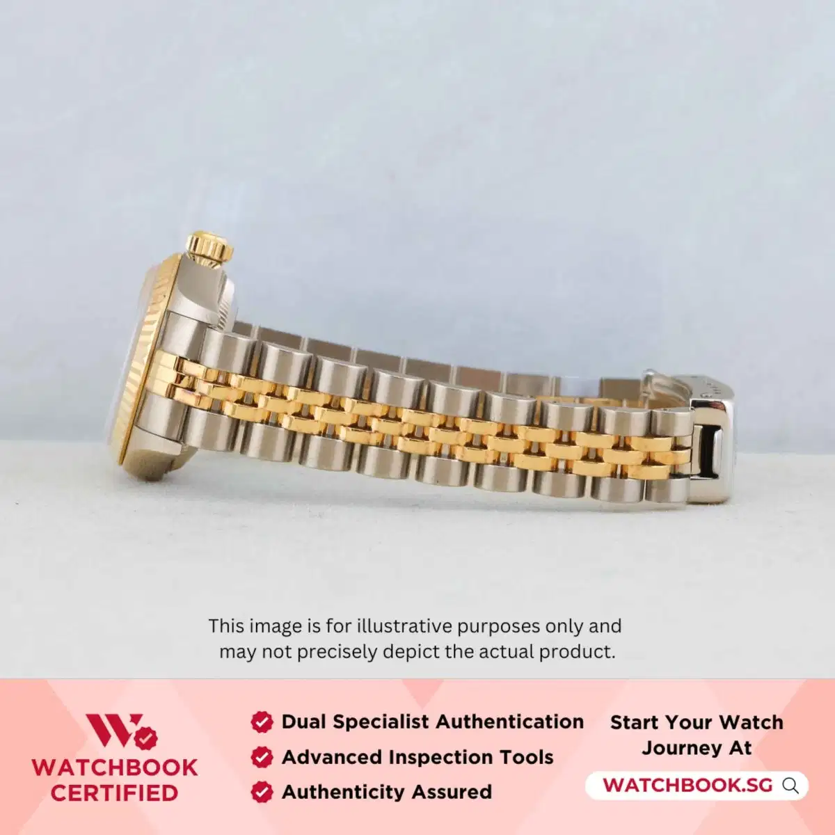 Rolex Datejust 79173 Champagne w 10 Point Diamonds Jubilee thumbnail