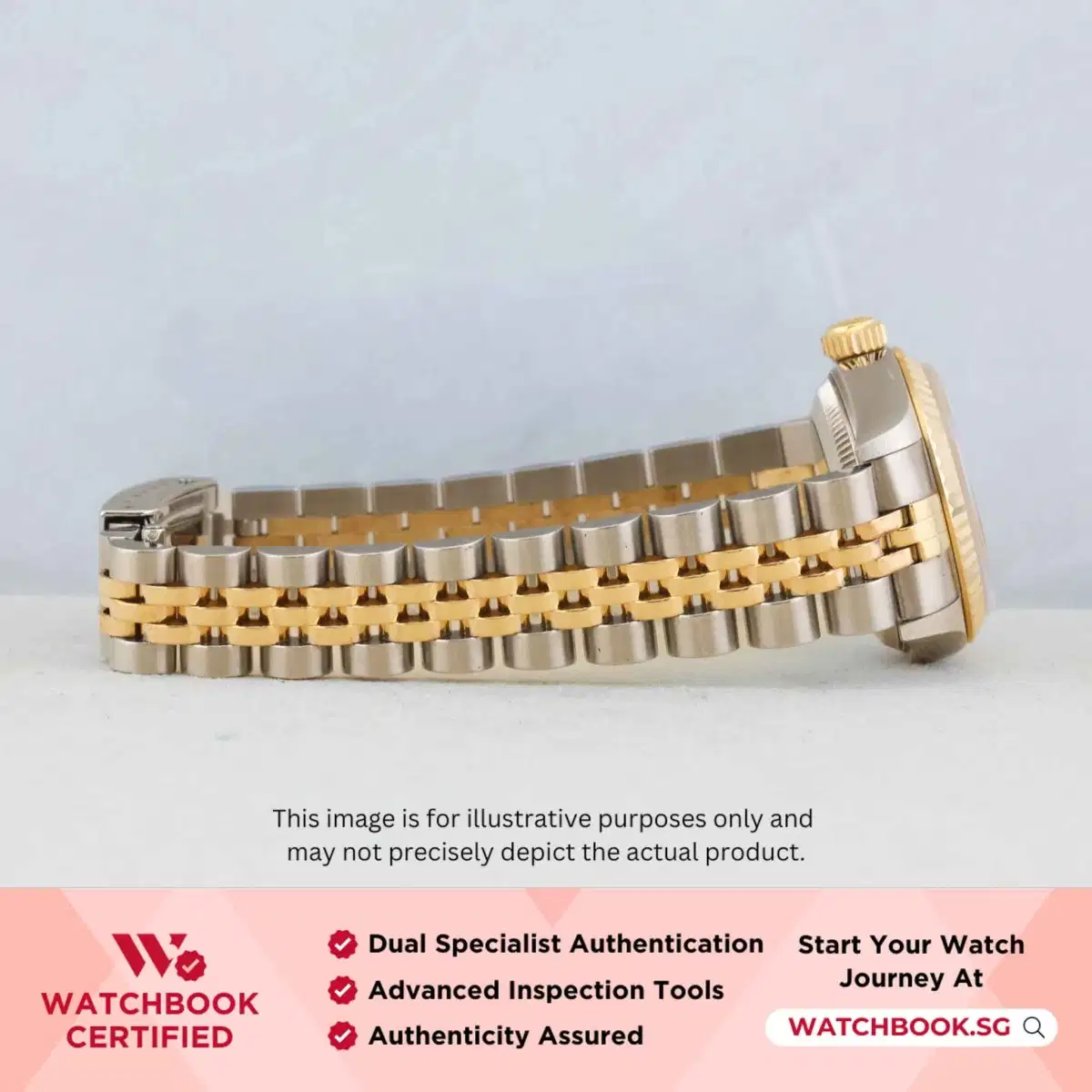 Rolex Datejust 79173 Champagne w 10 Point Diamonds Jubilee thumbnail