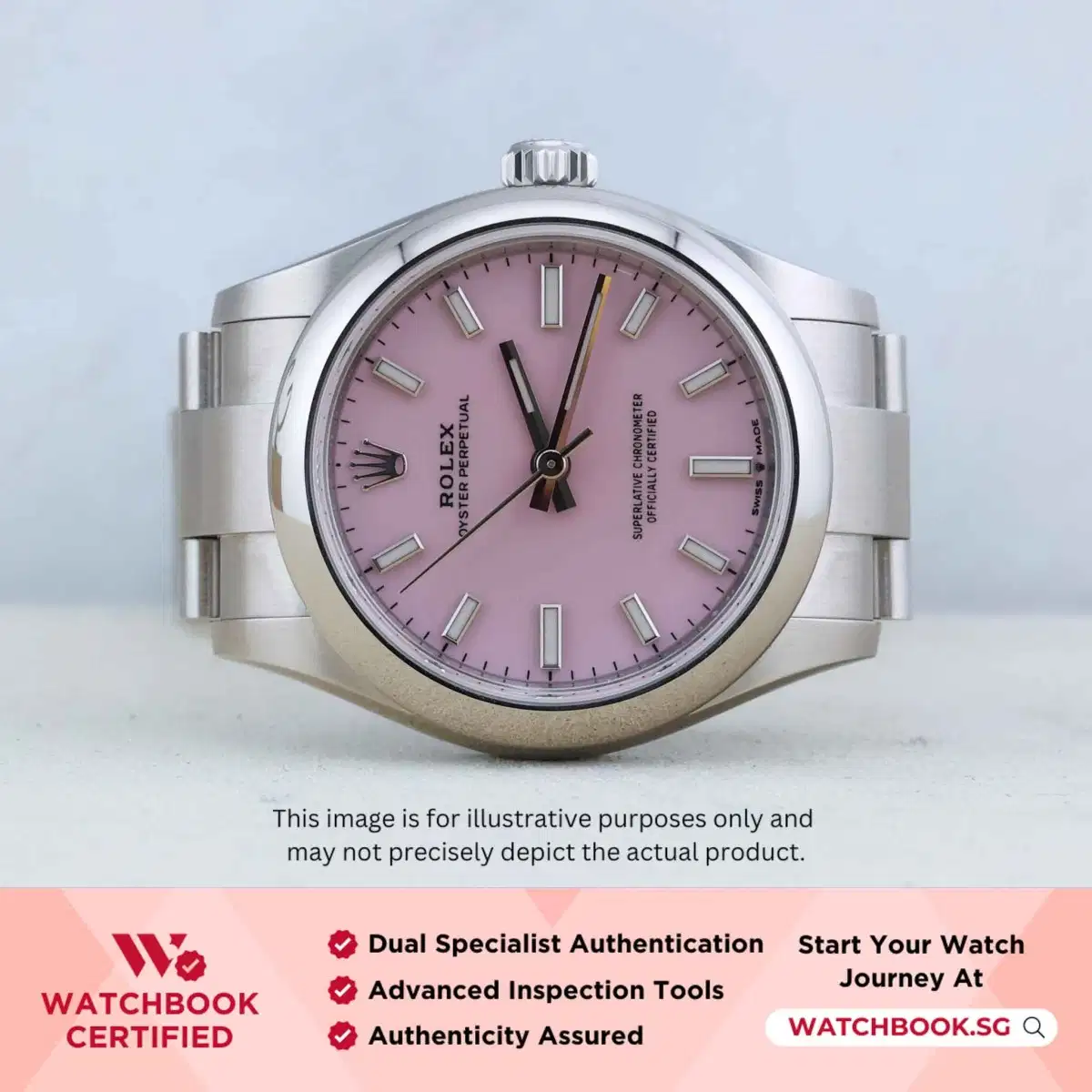 Rolex Oyster Perpetual 277200 Candy Pink Oyster