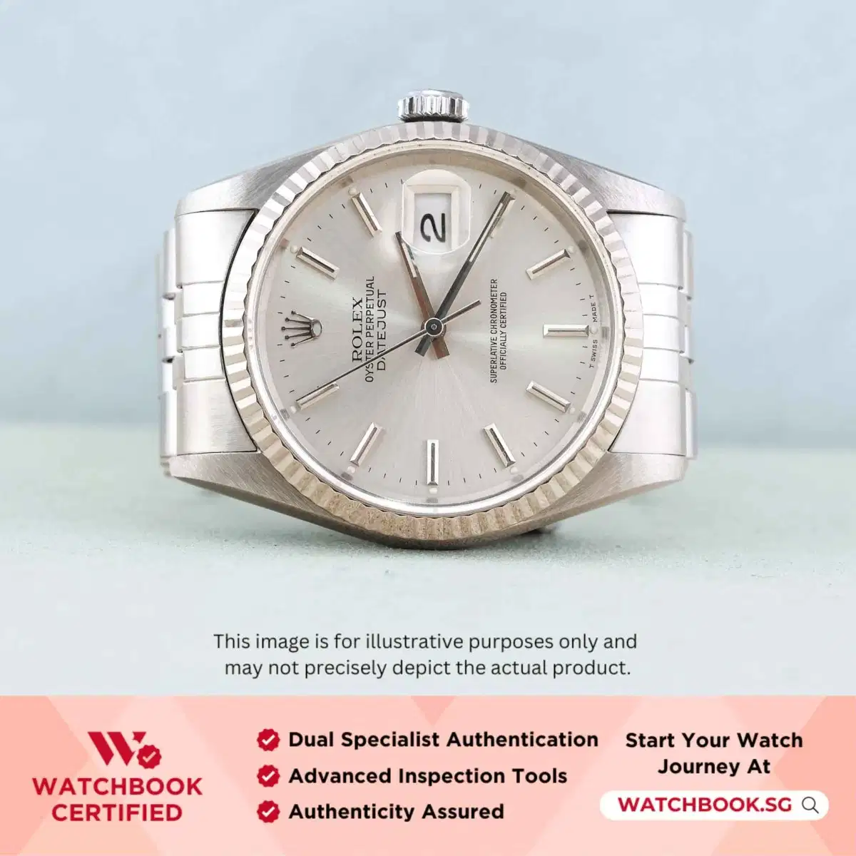 Rolex Datejust 16234 Silver Jubilee thumbnail