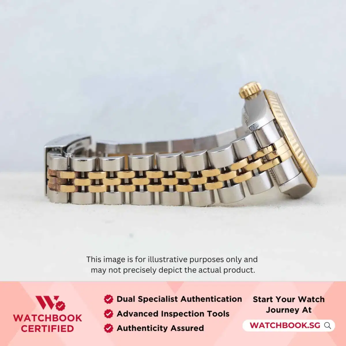 Rolex Datejust 69173 Champagne w 10 Points Diamond Jubilee thumbnail