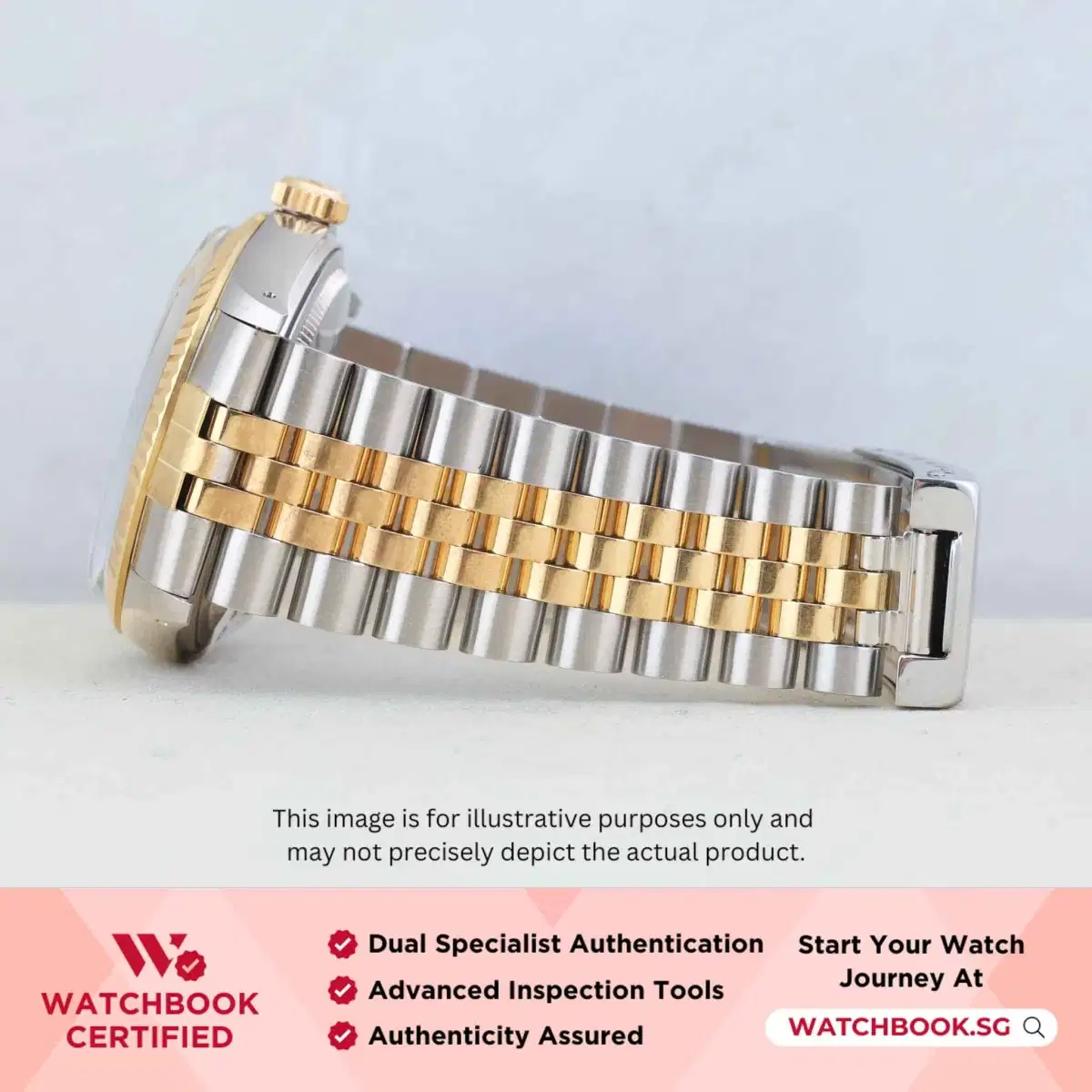 Rolex Datejust 16013 Champagne w 10 Point Diamonds Jubilee thumbnail