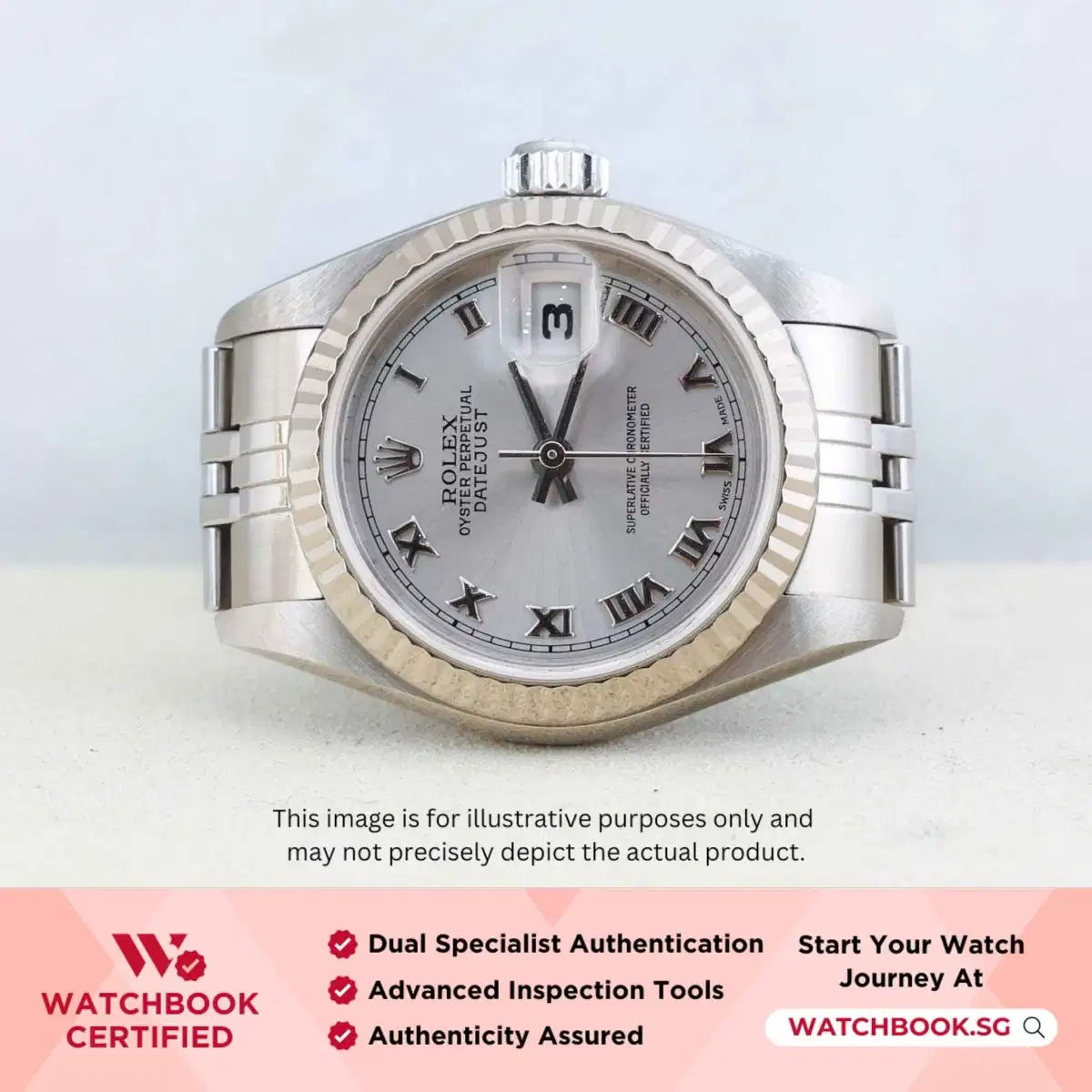 Rolex Datejust 79174 Silver Roman Jubilee thumbnail