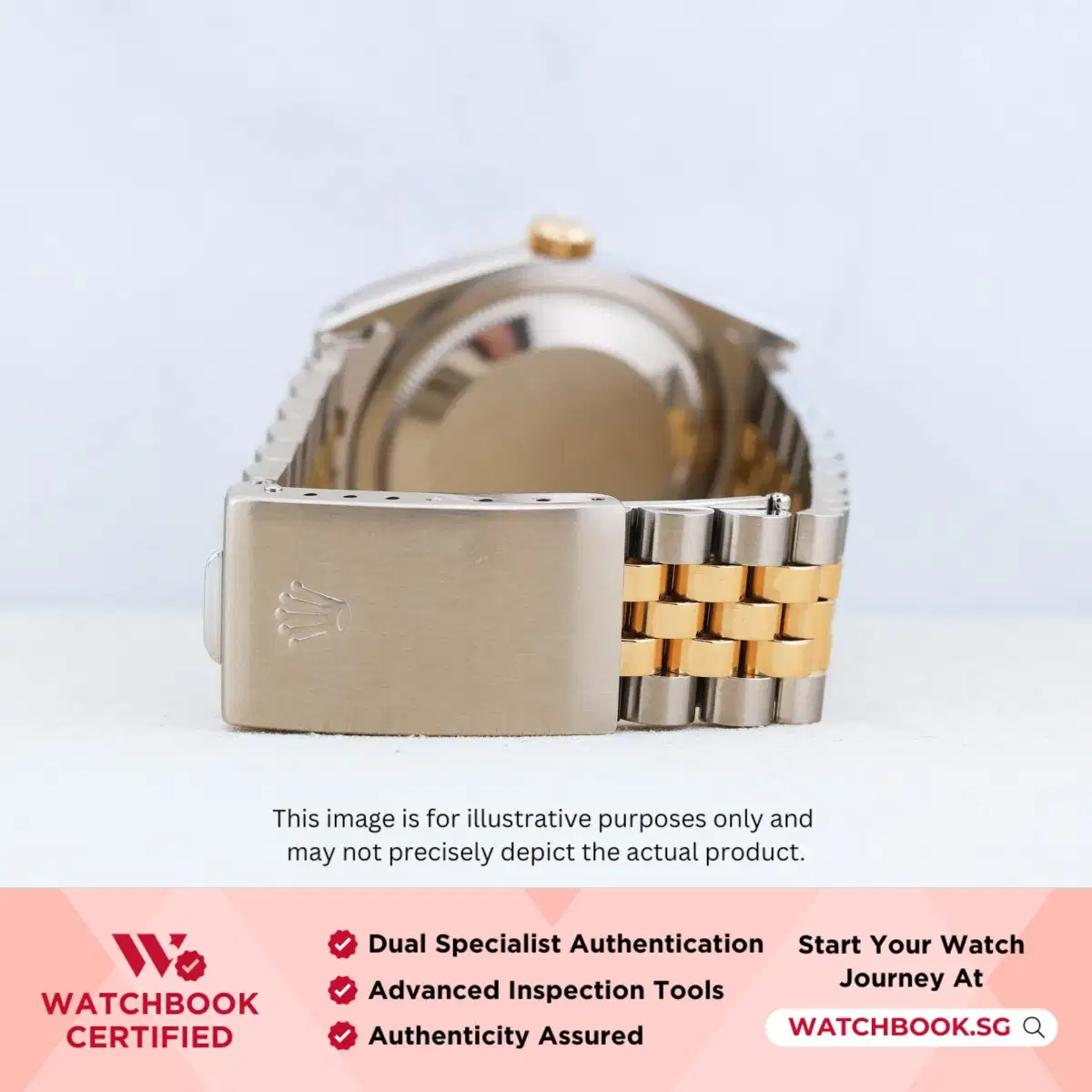 Rolex Datejust 16233 White Computer with Gold Arabic