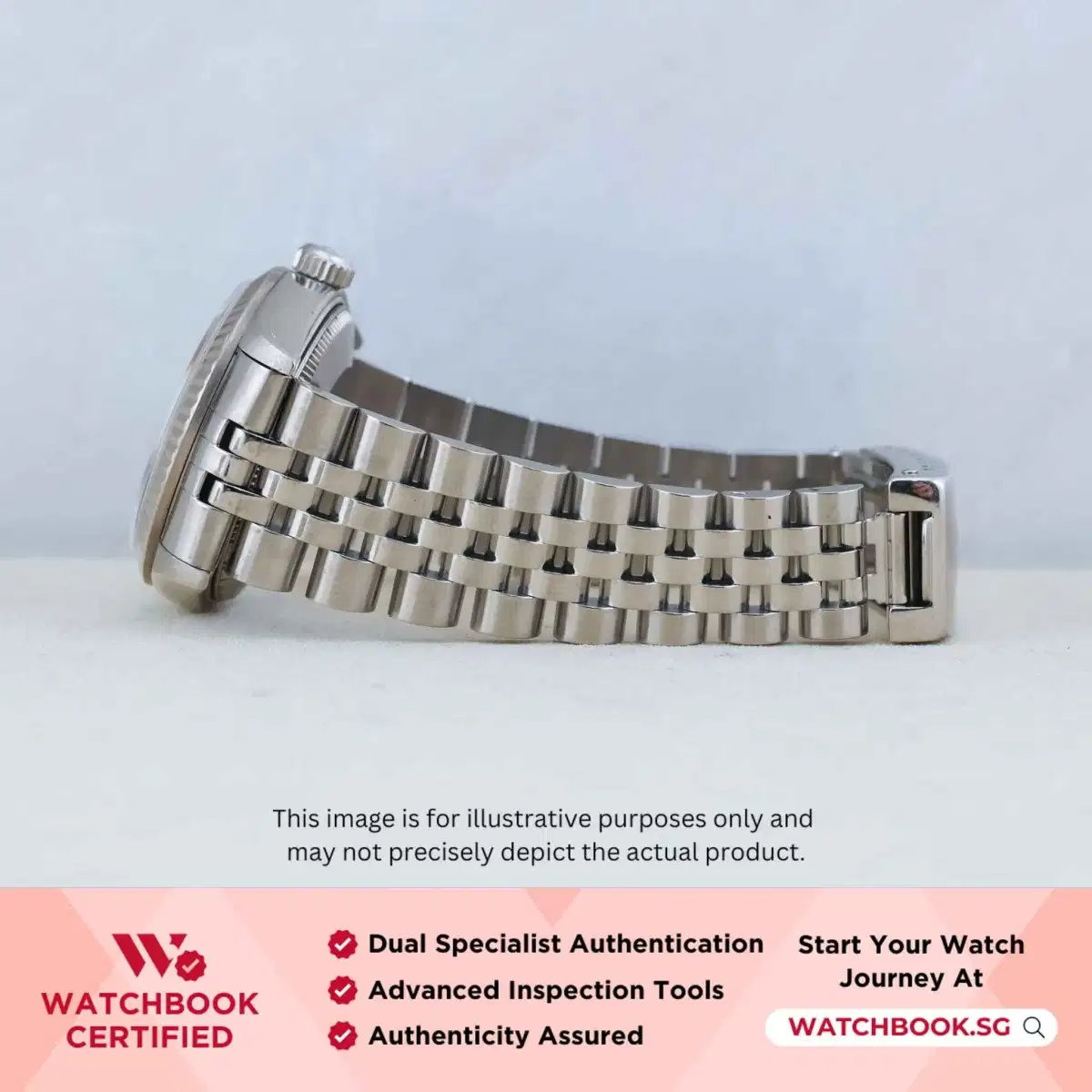 Rolex Datejust 68274 White Roman Jubilee thumbnail