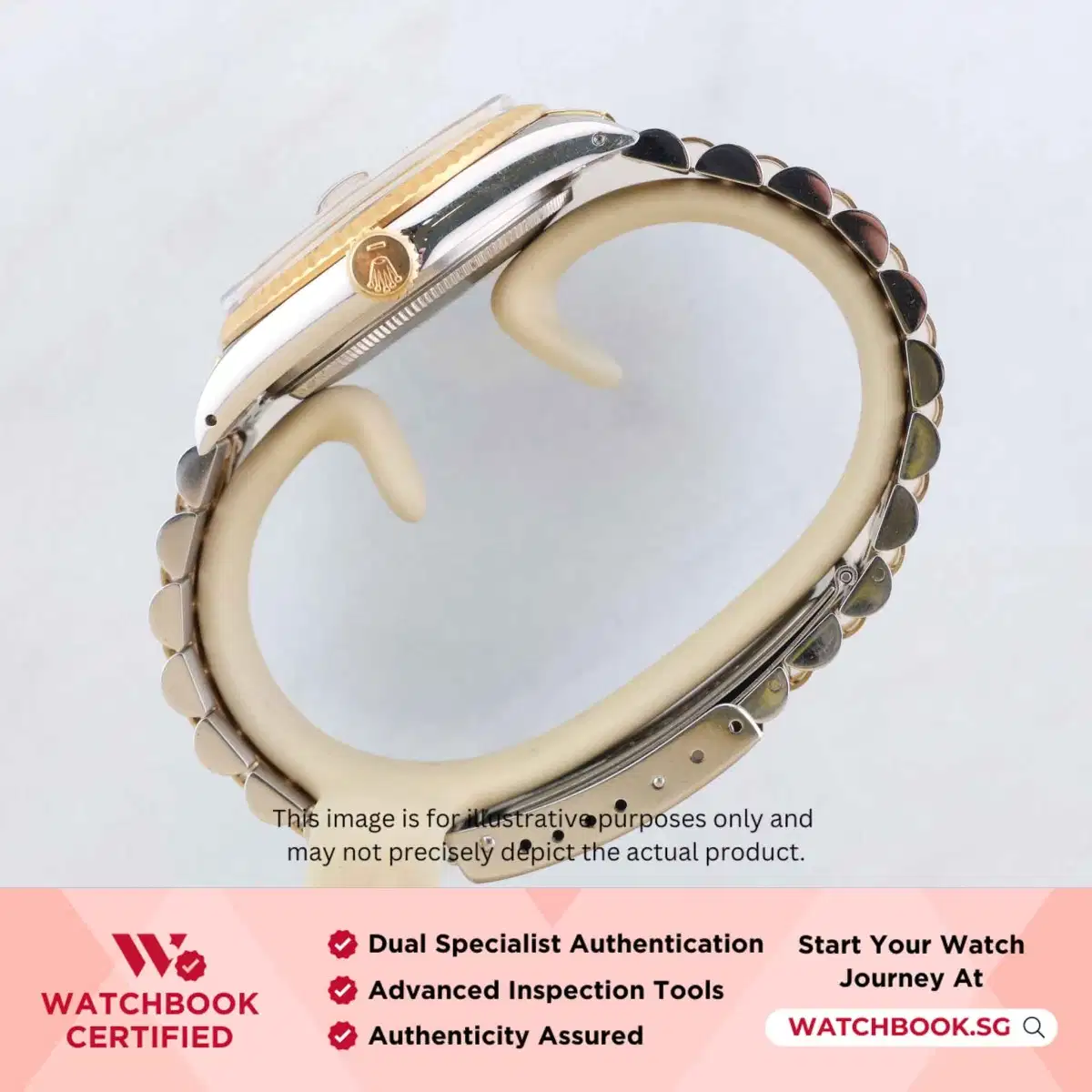 Rolex Datejust 16013 Champagne w 10 Point Diamonds Jubilee thumbnail