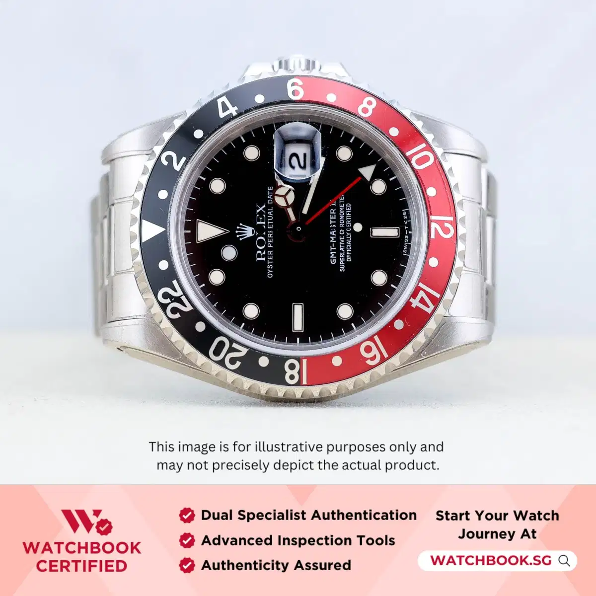 Rolex GMT Master II Coke 16710 Black Oyster thumbnail
